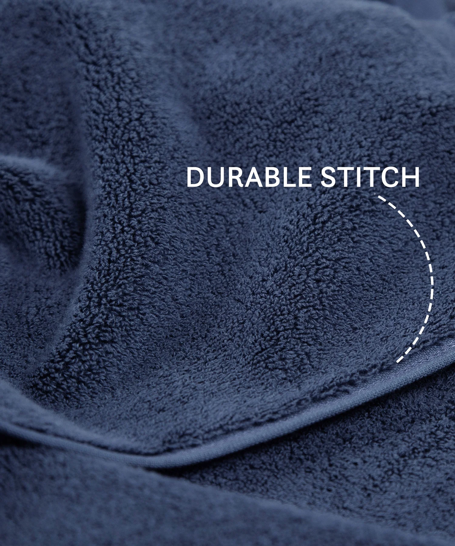 Luxury 6 PC Face Towel Set, Navy|625 GSM Cotton|Anti Microbial - Image 6