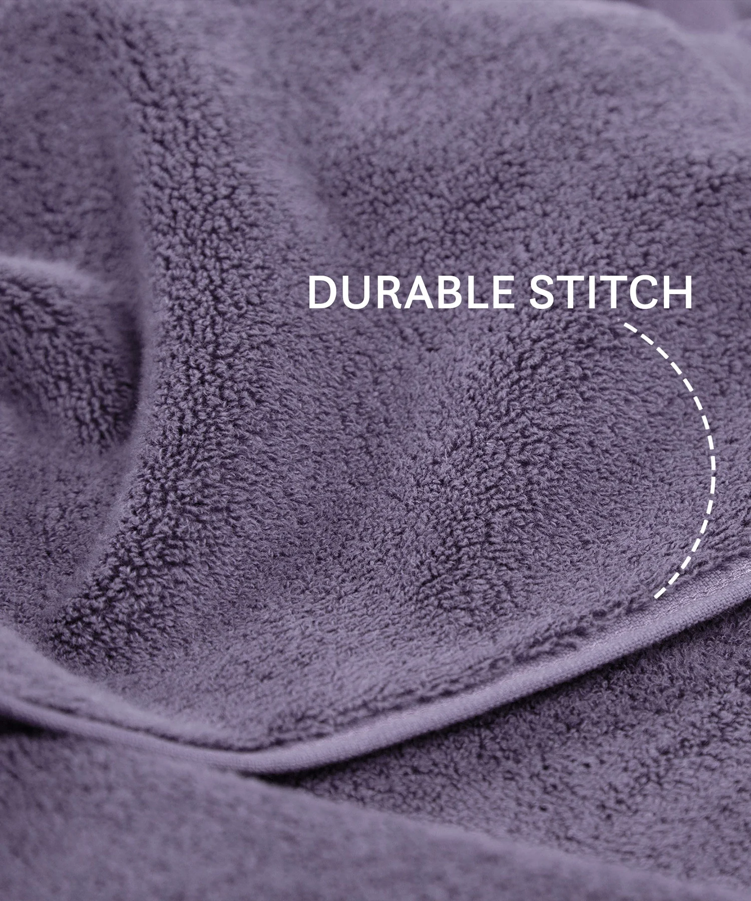 Luxury 6 PC Towel Set, Purple|625 GSM Cotton|Anti Microbial - Image 6