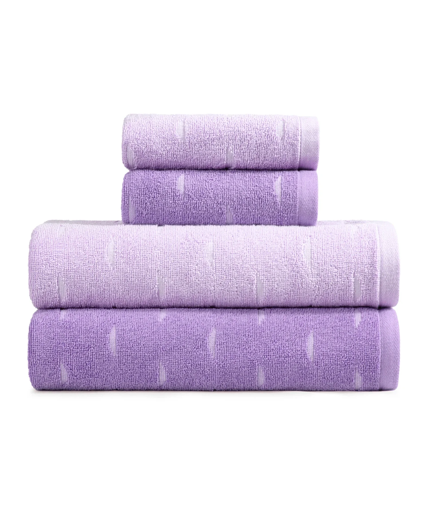 Fragrance 4Pc Towel Set, Lavender| 500 GSM Cotton - Image 6