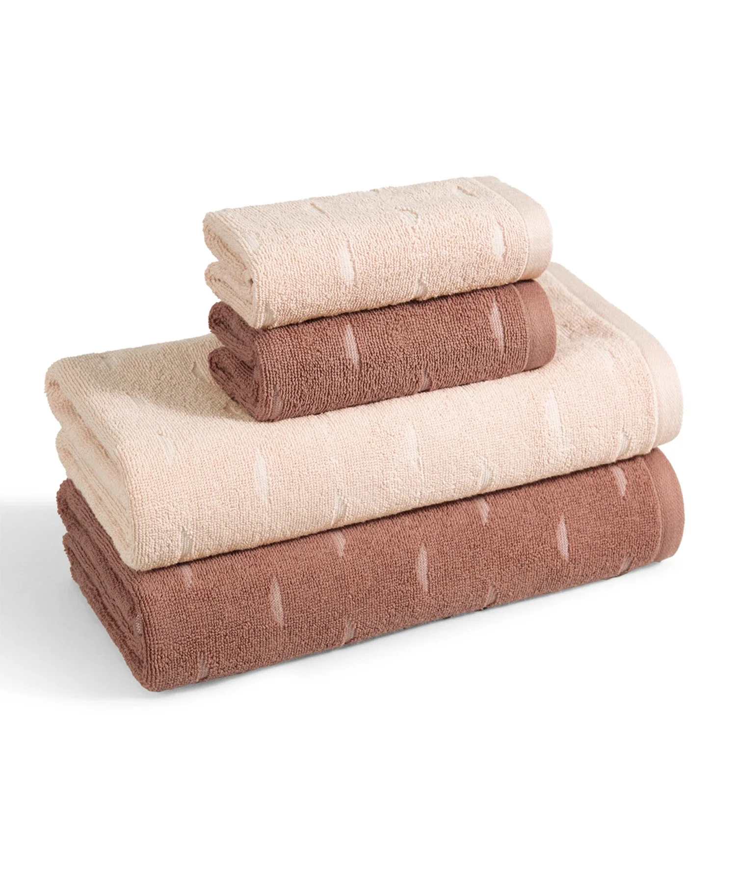 Fragrance 4Pc Towel Set, Sandalwood| 500 GSM Cotton - Image 5