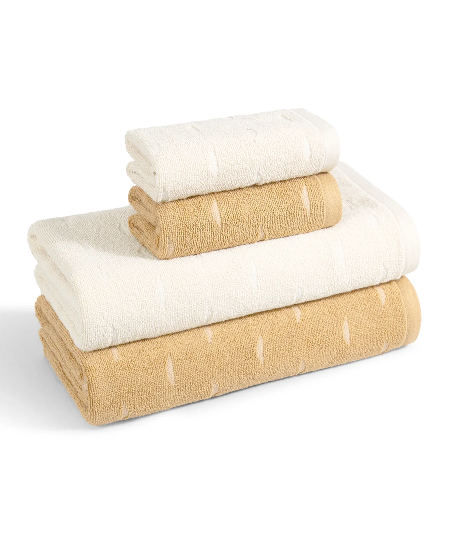 Fragrance 4Pc Towel Set, Vanilla| 500 GSM Cotton - Image 5