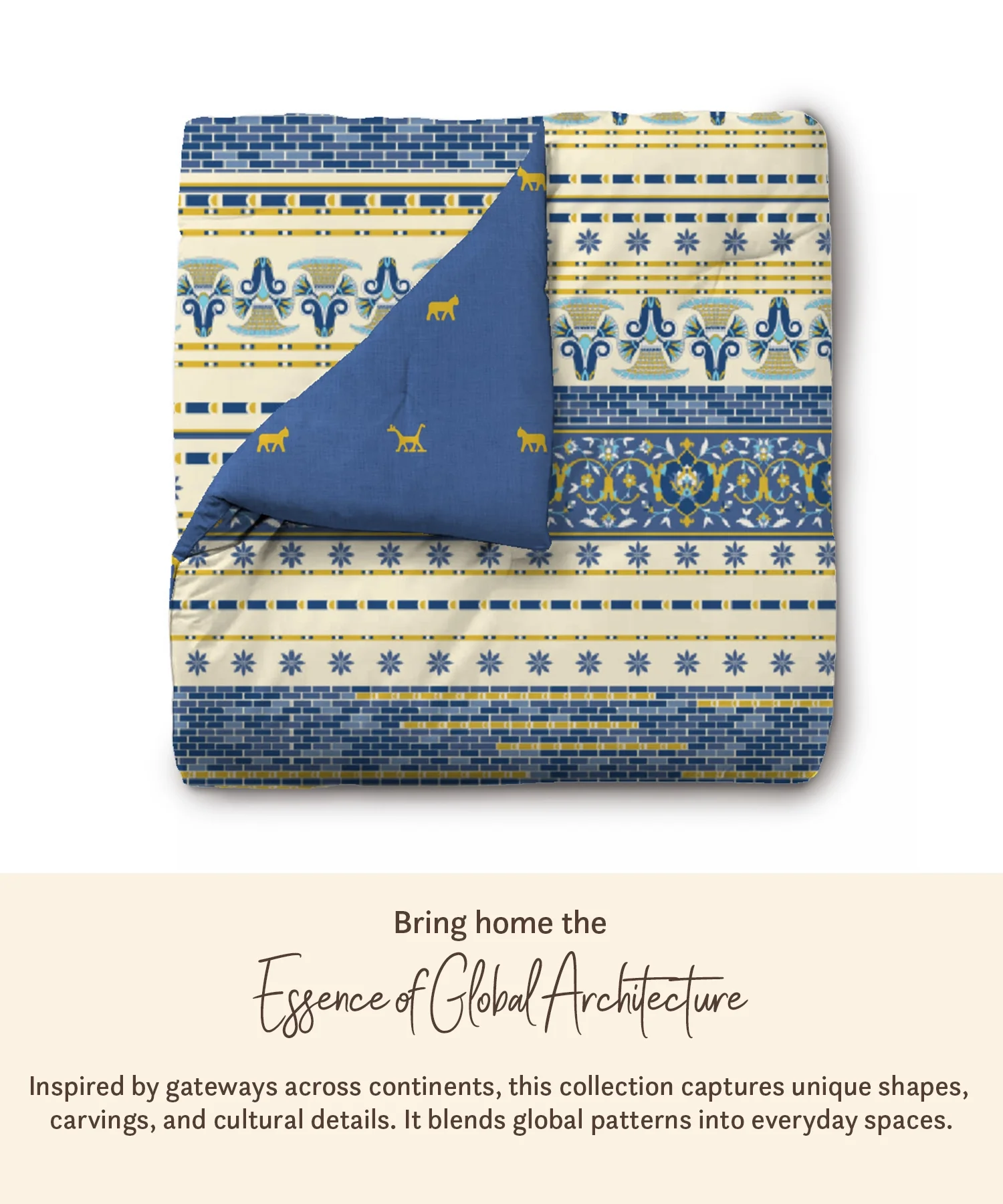 Gates Around The Globe Double AC Comforter, Amara| 180 TC Cotton - Image 3