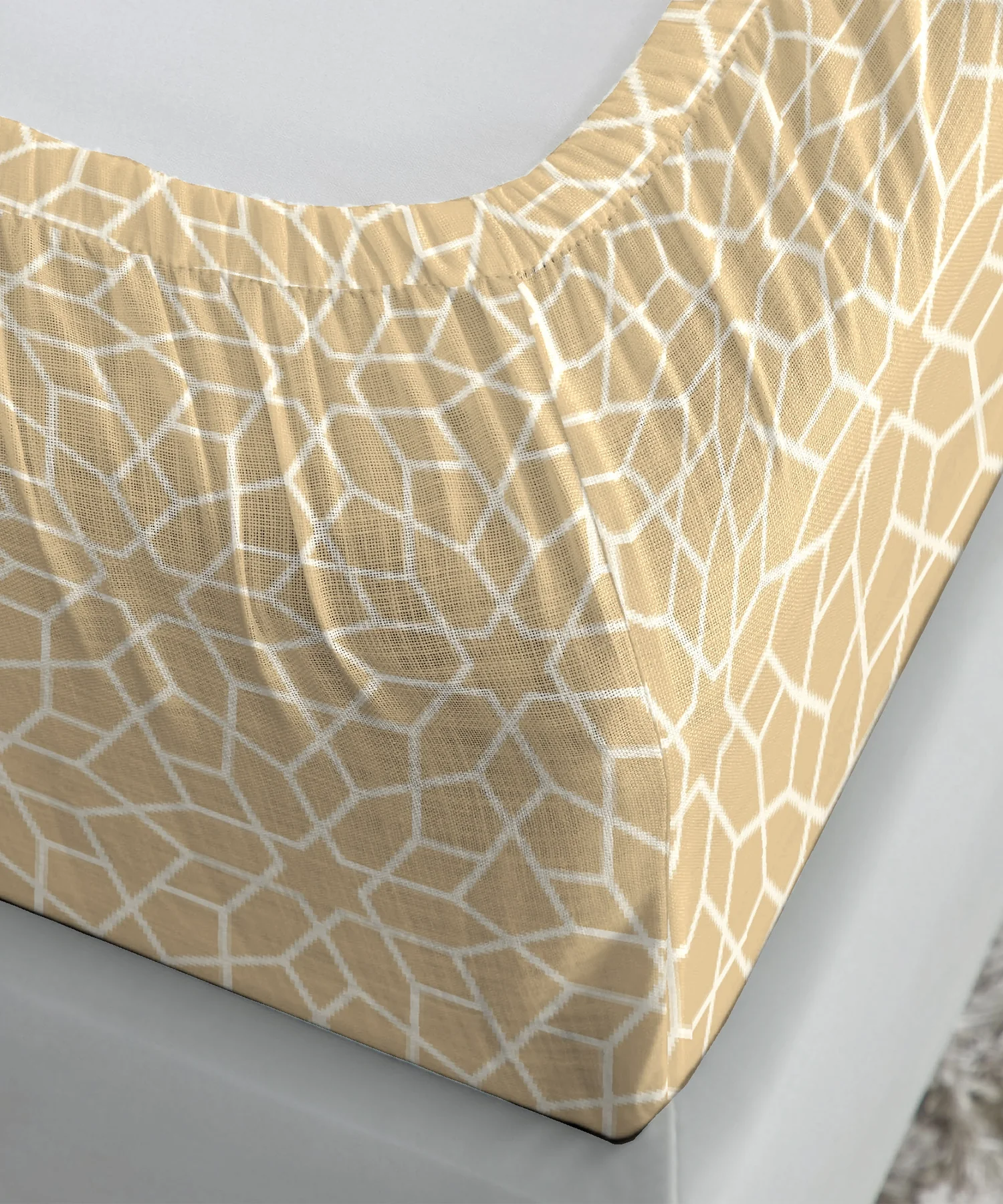 Gates Around The Globe King Fitted Bedsheet Set, Moorique| 180 TC Cotton| 2 Pillow Covers - Image 4