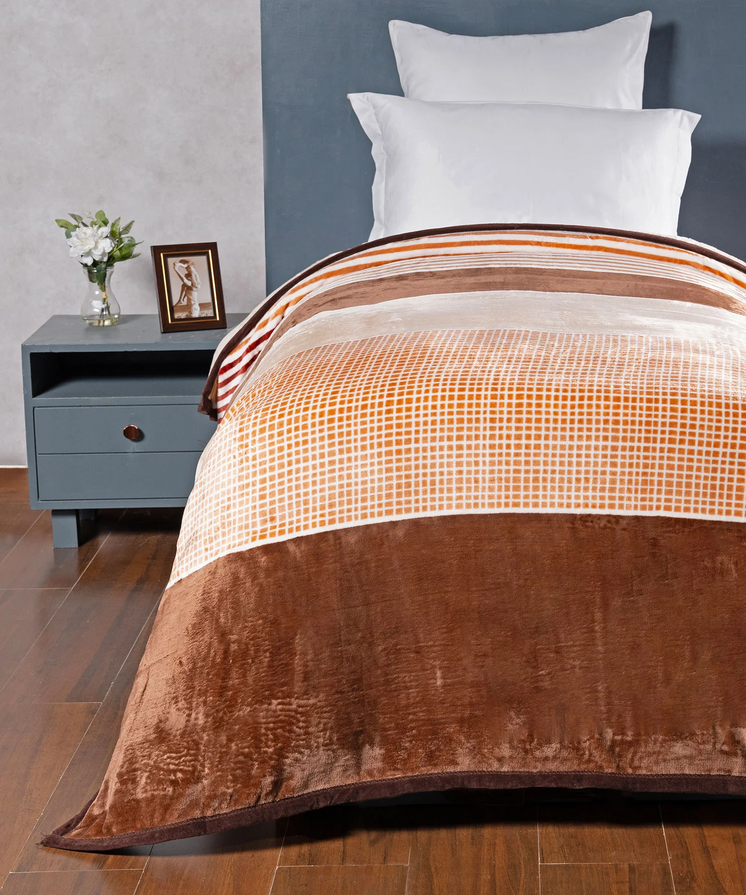 Home Essential Eternal Embrace 1 Ply Single Blanket, Jasper|290 GSM