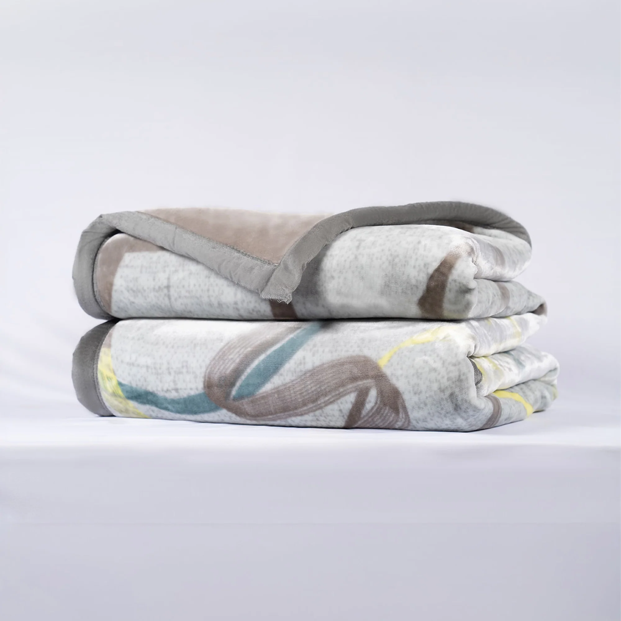 His and Her 2 ply Double Blanket, Entangled Tales|4.2 KG Polyester - Image 3