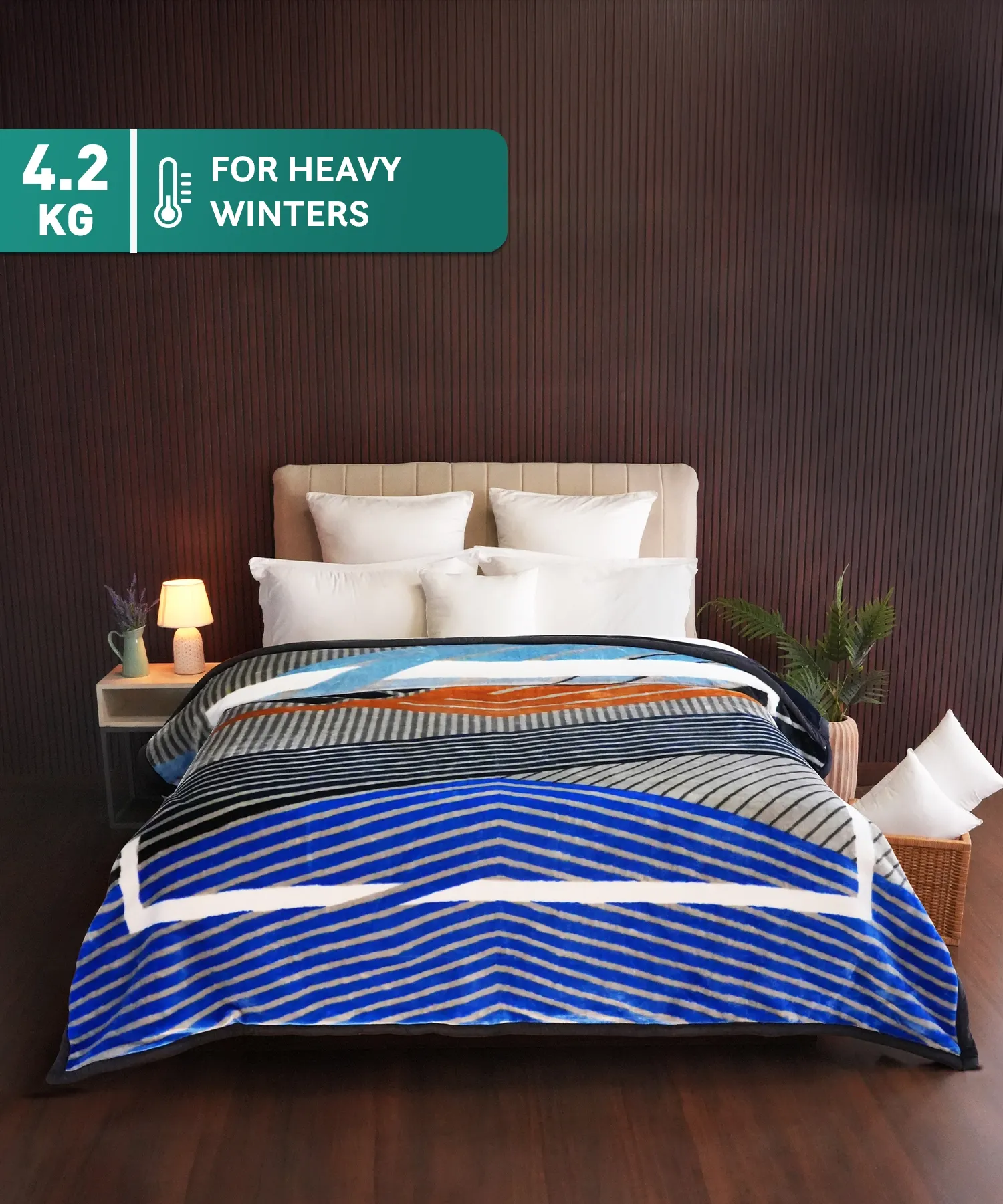 His and Her 2 ply Double Mink Blanket Box,Quantam|4.2 KG