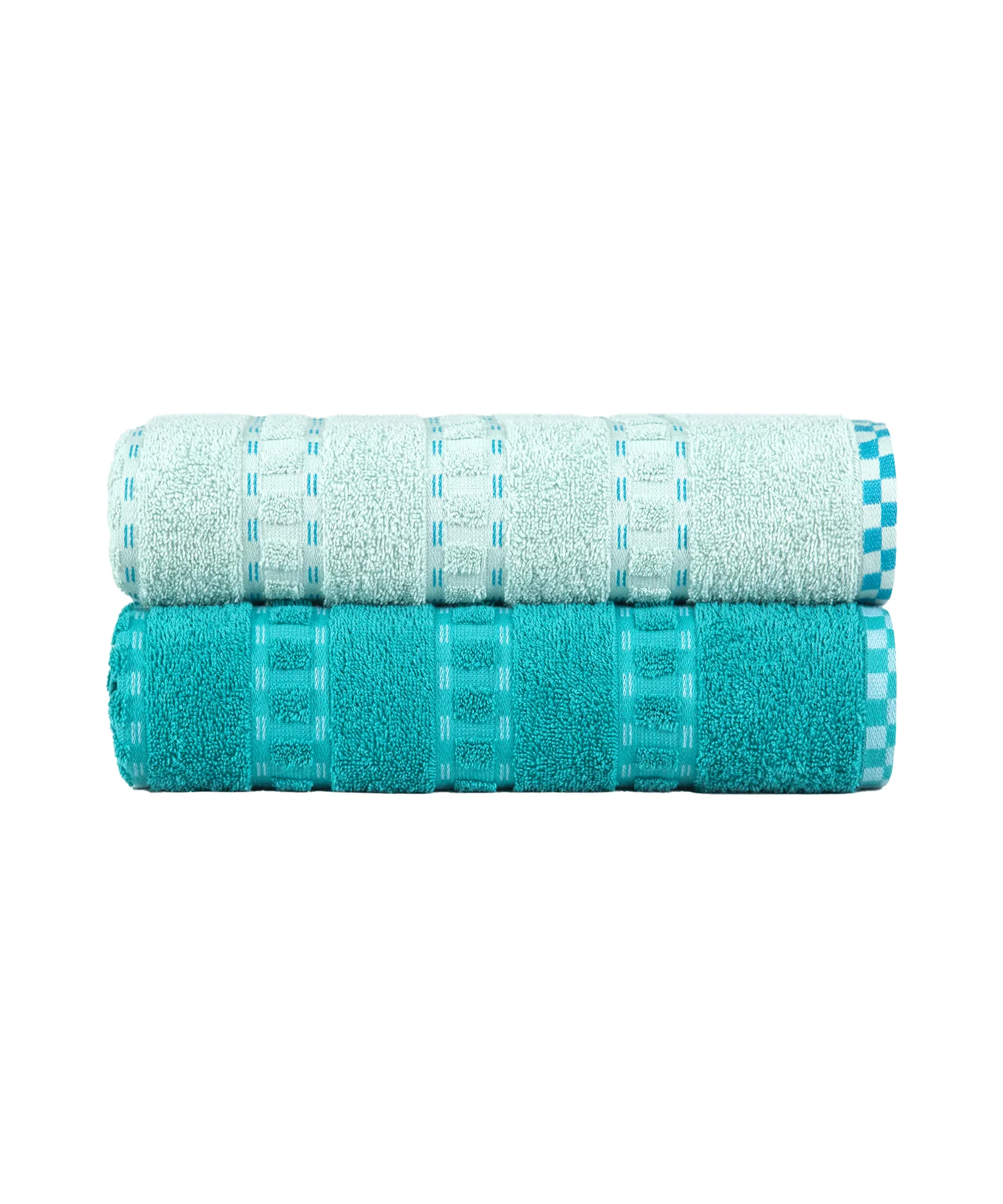 His & Her 2 PC Bath Towel Set,Bow & Arrow|500 GSM Cotton - Image 5