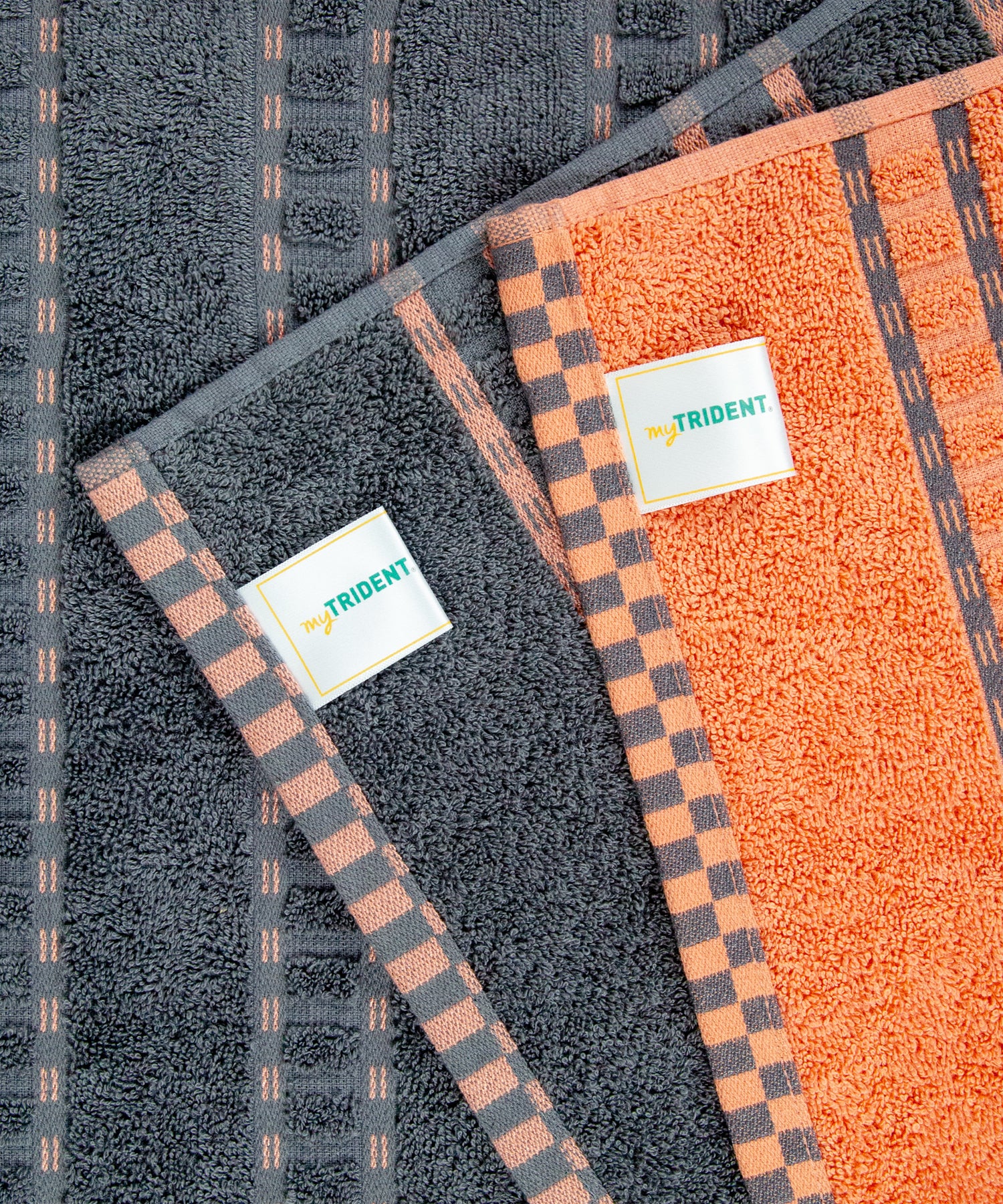 His & Her 2 PC Bath Towel Set, Lock & Key|500 GSM Cotton - Image 4