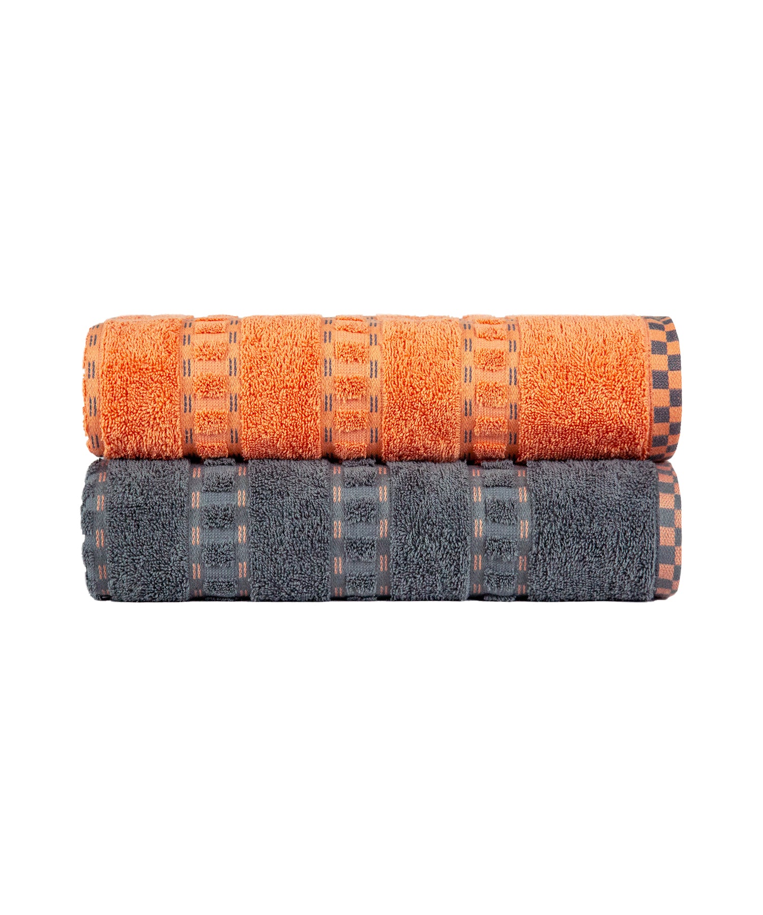His & Her 2 PC Bath Towel Set, Lock & Key|500 GSM Cotton - Image 5