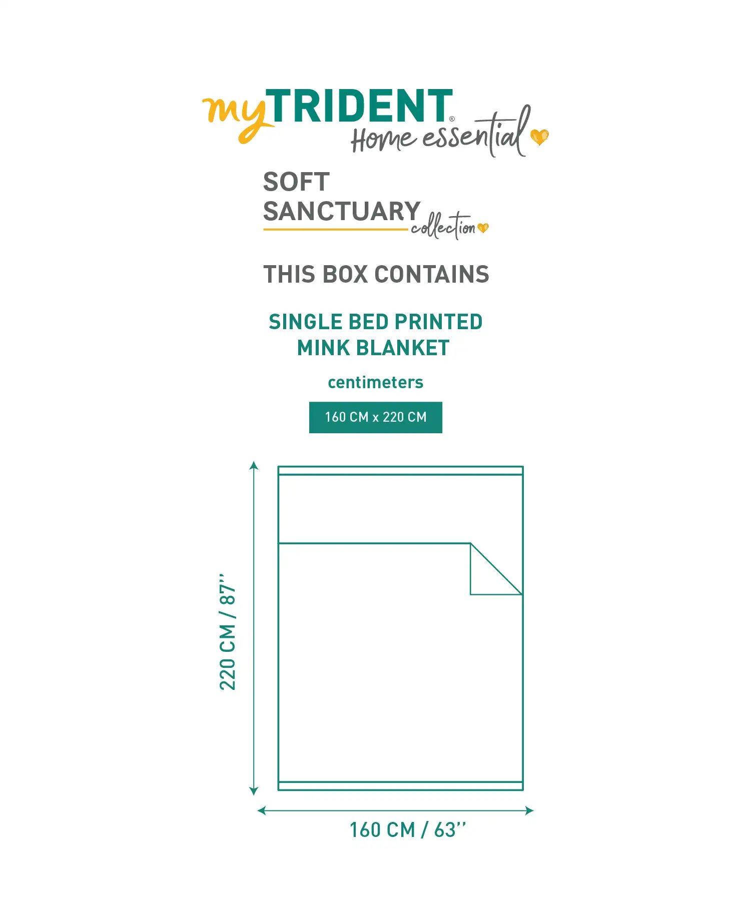 Home Essential Soft Sanctuary 1 Ply Single Flannel Blanket,Sofia|1.8 KG - Image 6