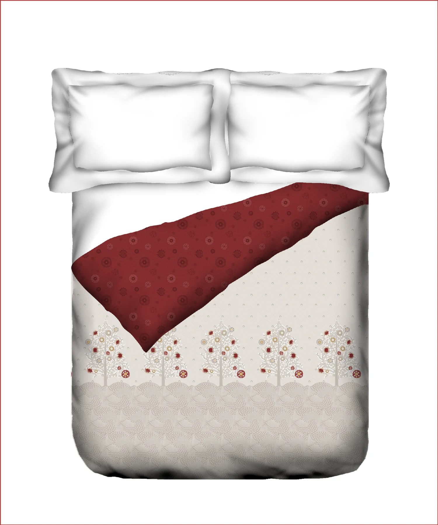 Home Essential Suzani Double AC Comforter, Zulfiyan| 144 TC Cotton - Image 3