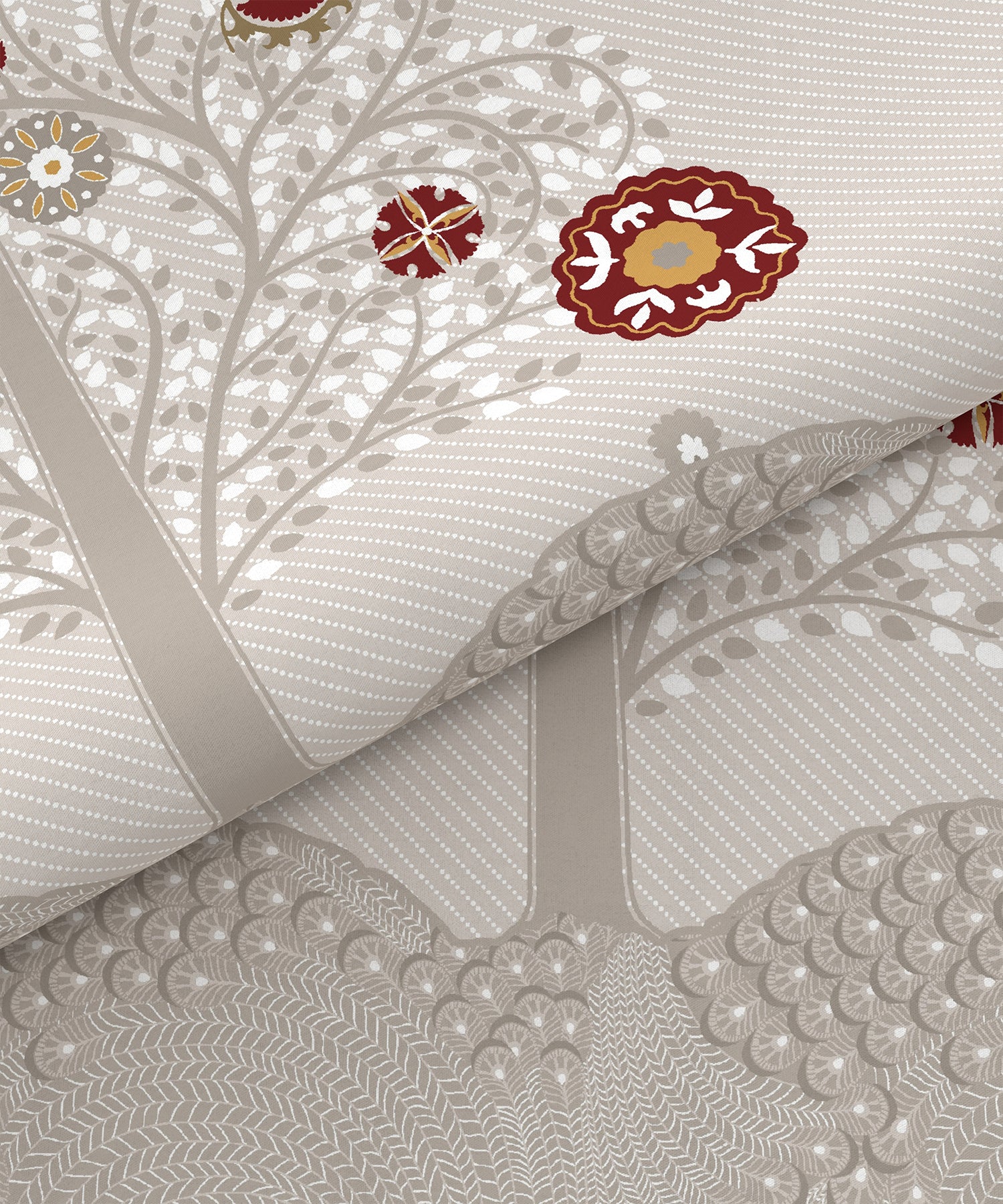 Home Essential Suzani Double AC Comforter, Zulfiyan| 144 TC Cotton - Image 4