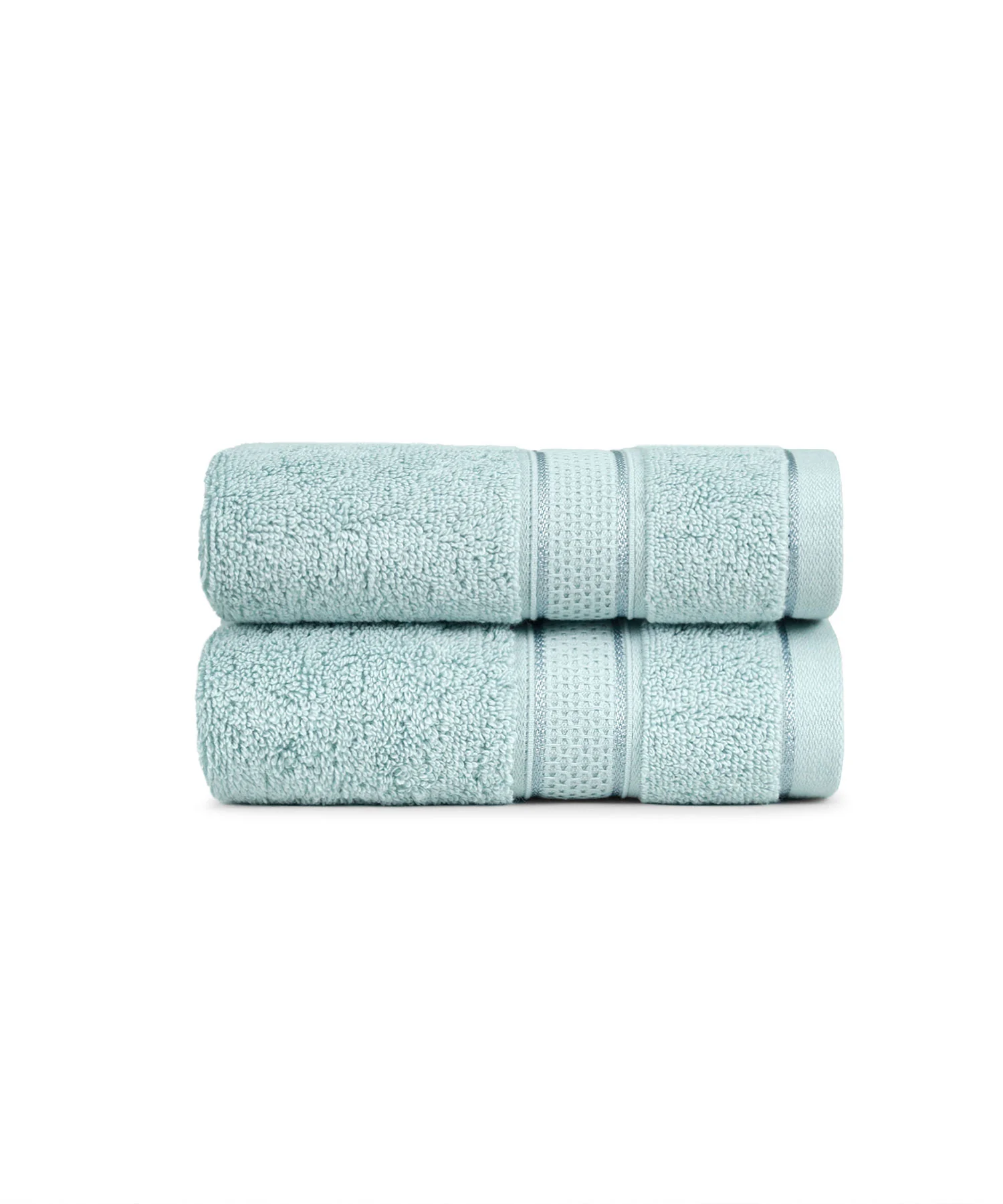 Indulgence 2Pc Hand Towel, Aqua Fresh|600 GSM Cotton - Image 4