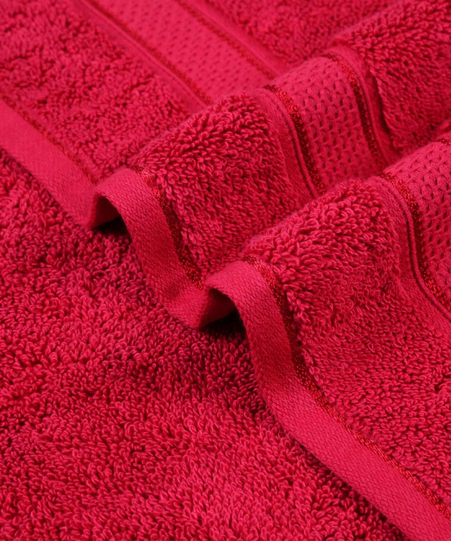 Indulgence 2Pc Hand Towel, Blood Red|600 GSM Cotton - Image 6