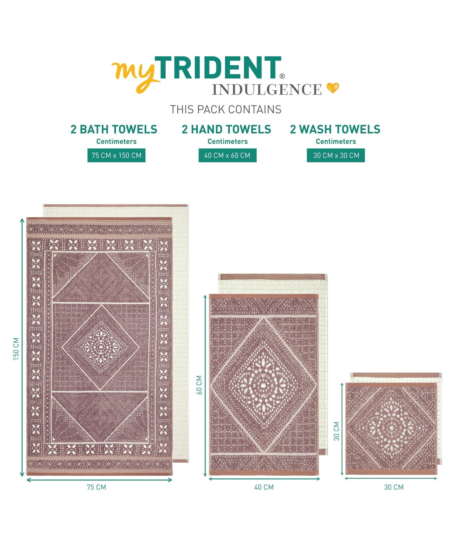 Indulgence By The Fireplace 6Pc Towel Set, Ark-Od|600 GSM Cotton - Image 8