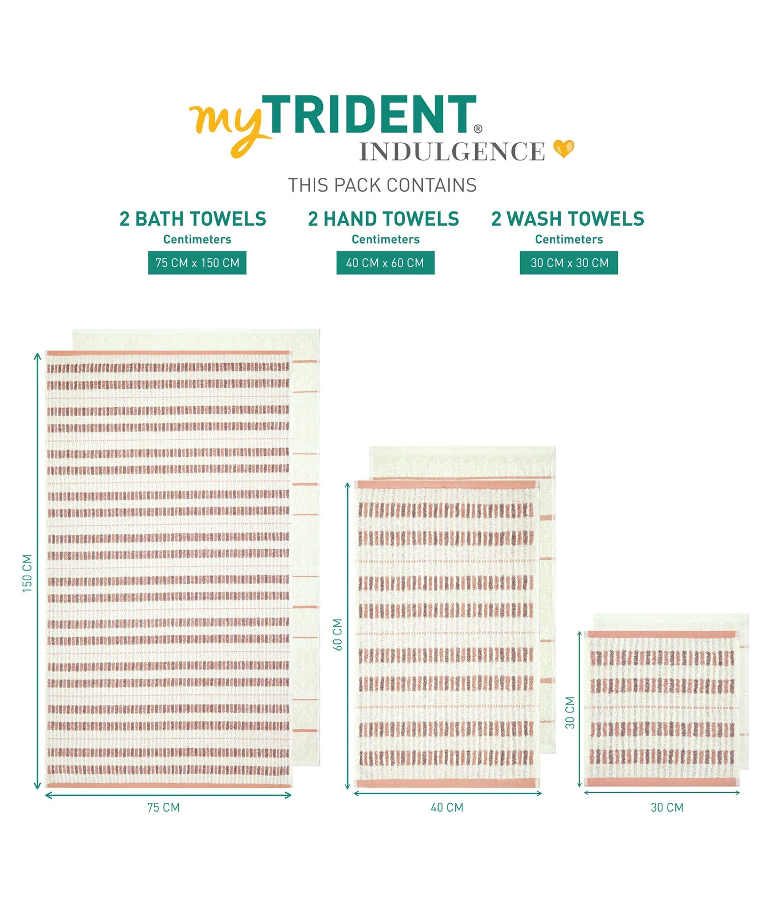 Indulgence By The Fireplace 6Pc Towel Set, Fos-Ripple|600 GSM Cotton - Image 8