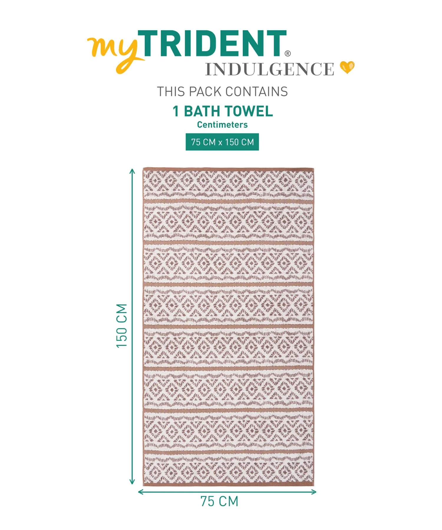 Indulgence By The FirePlace Bath Towel, Super Soft, Intricate Design, 600 GSM, Kelle - Image 8
