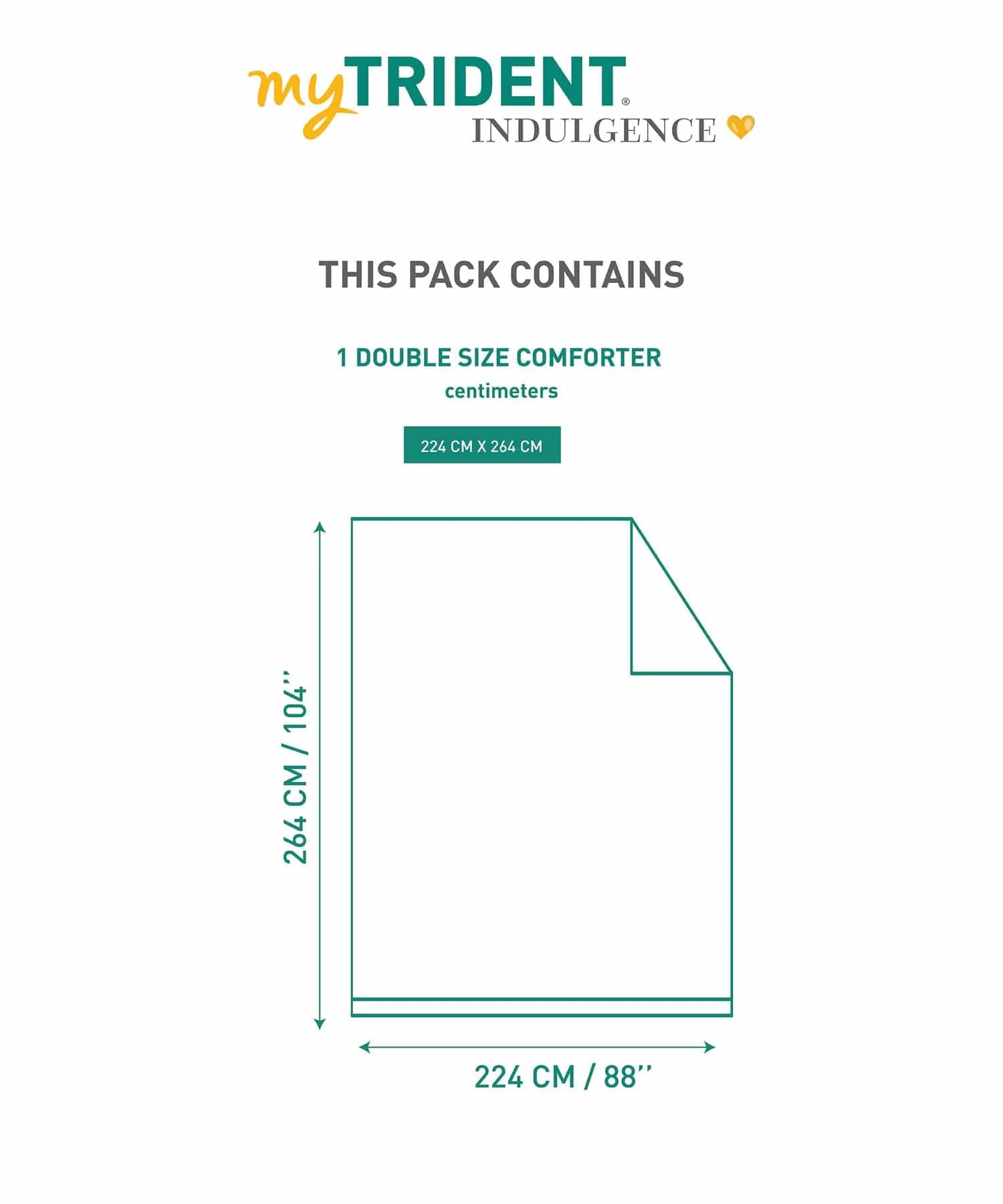 Indulgence Double AC Comforter, Primrose | 200 GSM Cotton Poly - Image 5