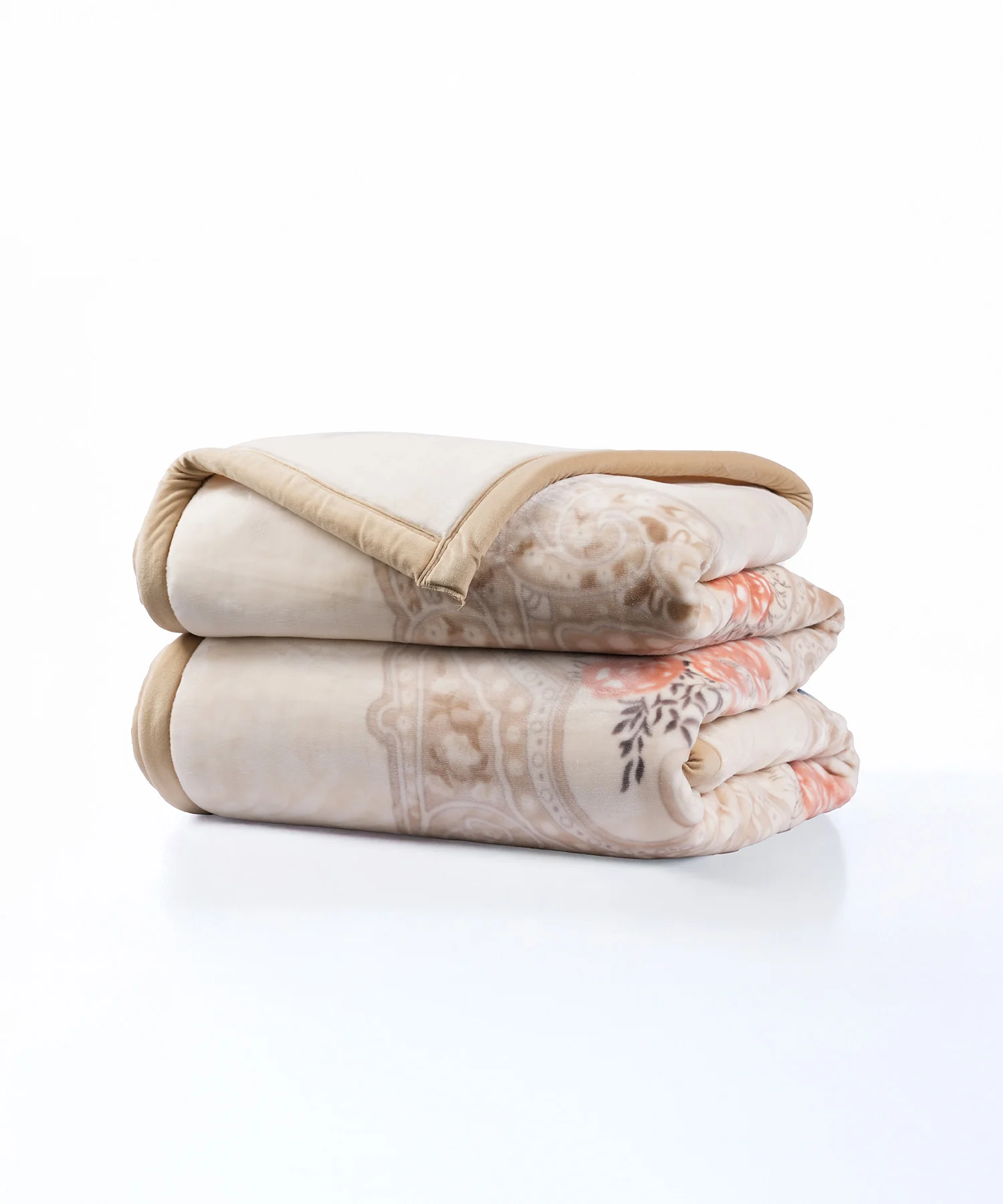 Indulgence Plush Paradise 2 ply Double Blanket, Adelia| 5.5kg - Image 3