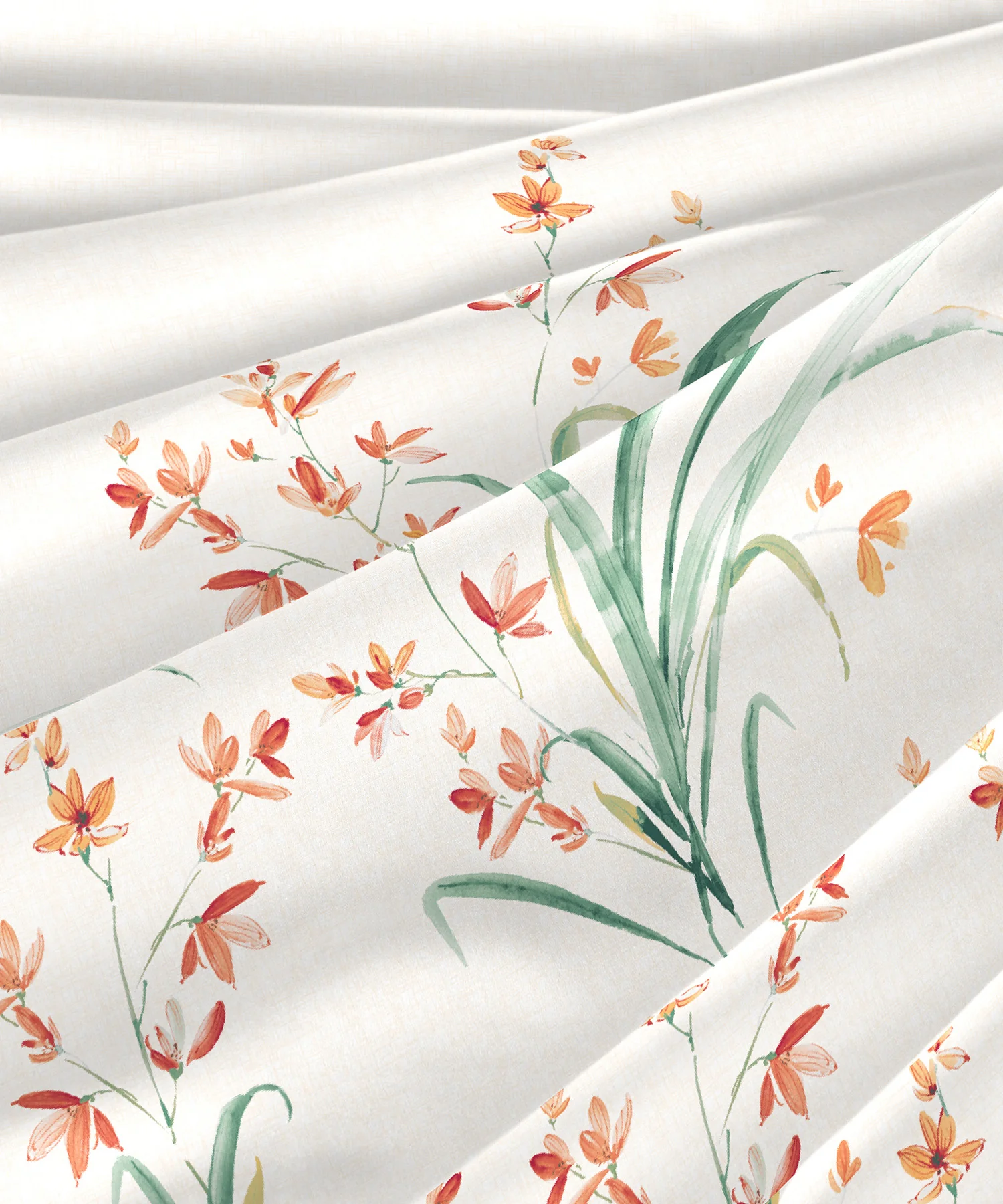 Indulgence King Bedsheet Set, Eloise Peach|300 TC Cotton|4 Pillow Covers - Image 6