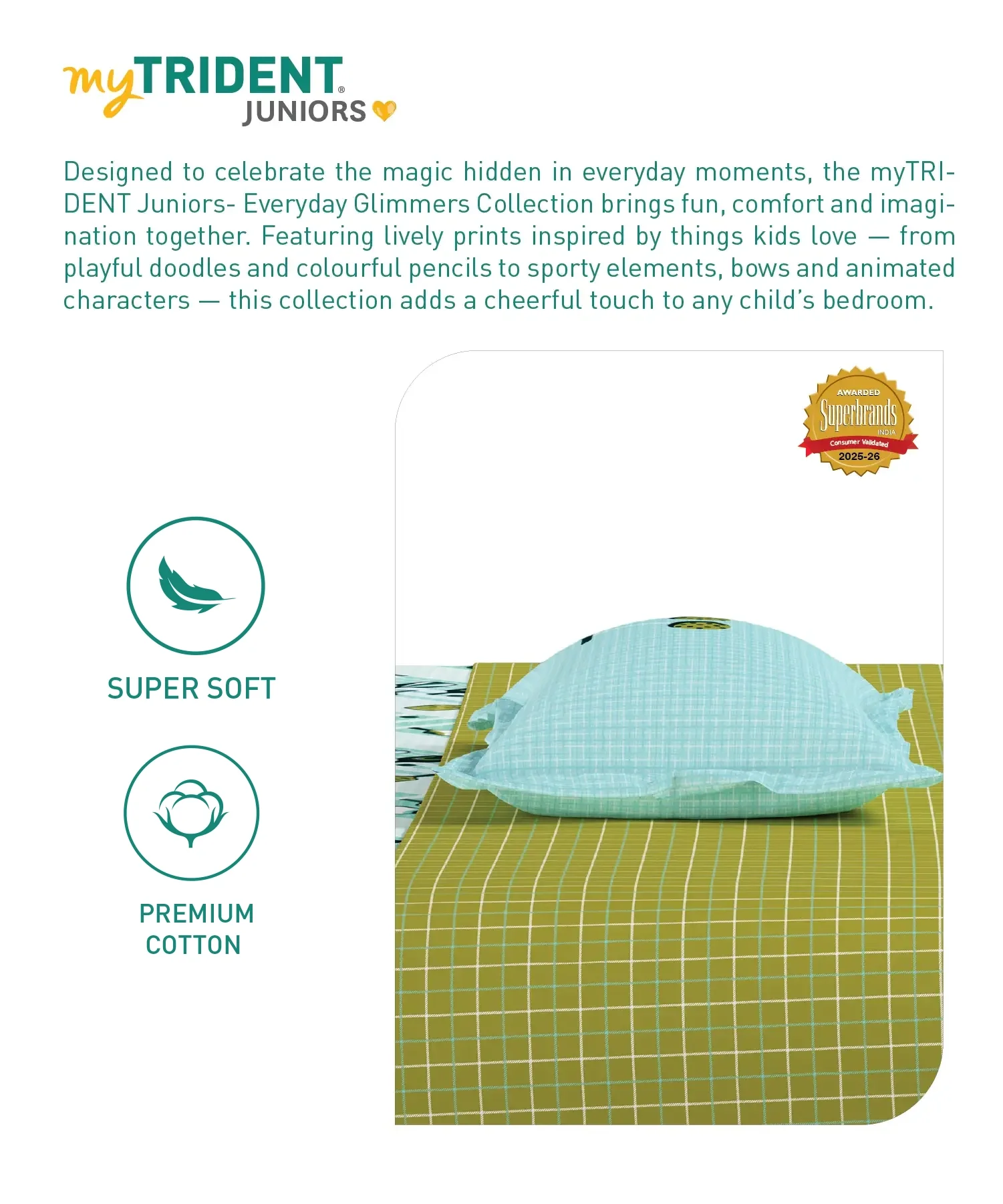 Juniors Double Bedsheet Set, Smash It| 144TC Cotton |2 Pillow Covers & 2 Cushion Covers - Image 7