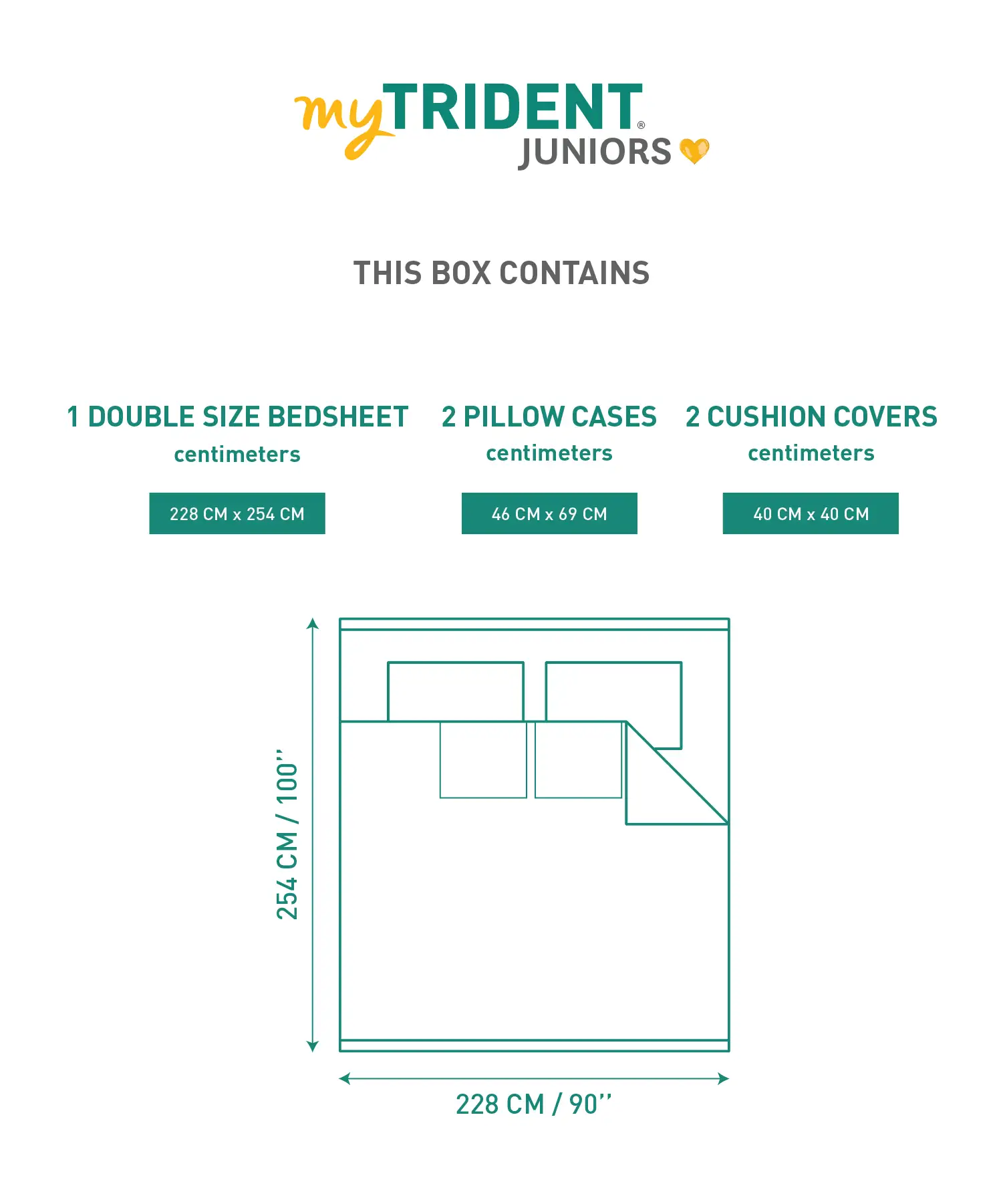 Juniors Double Bedsheet Set, Wander ways| 144TC Cotton|2 Pillow Covers & 2 Cushion Covers - Image 8
