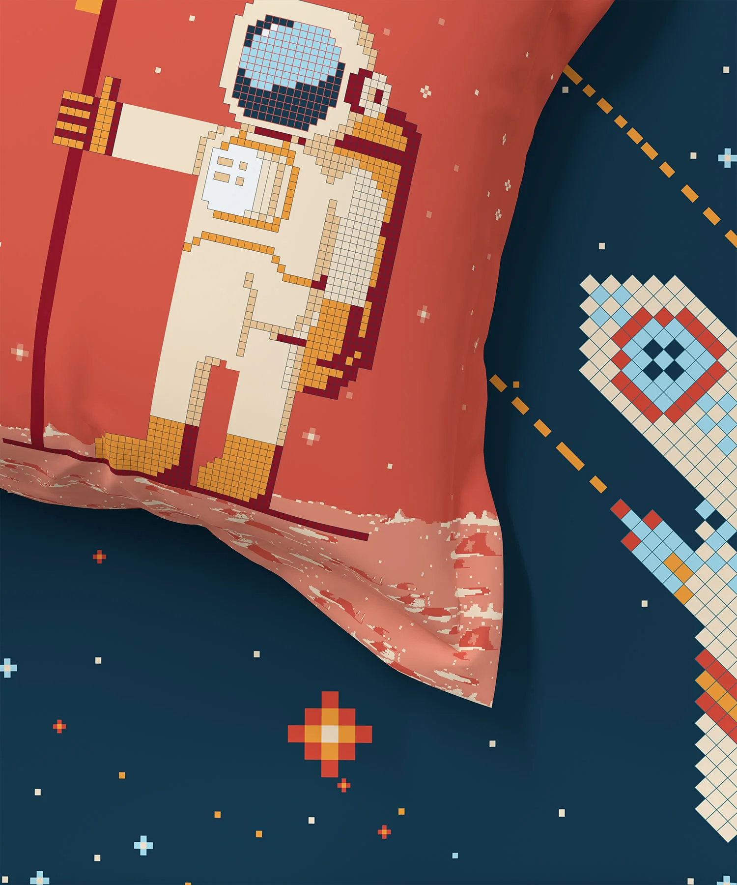Juniors Double Bedsheet, Lightyear| 144TC Cotton|2 Pillow Covers & 2 Cushion Covers - Image 4