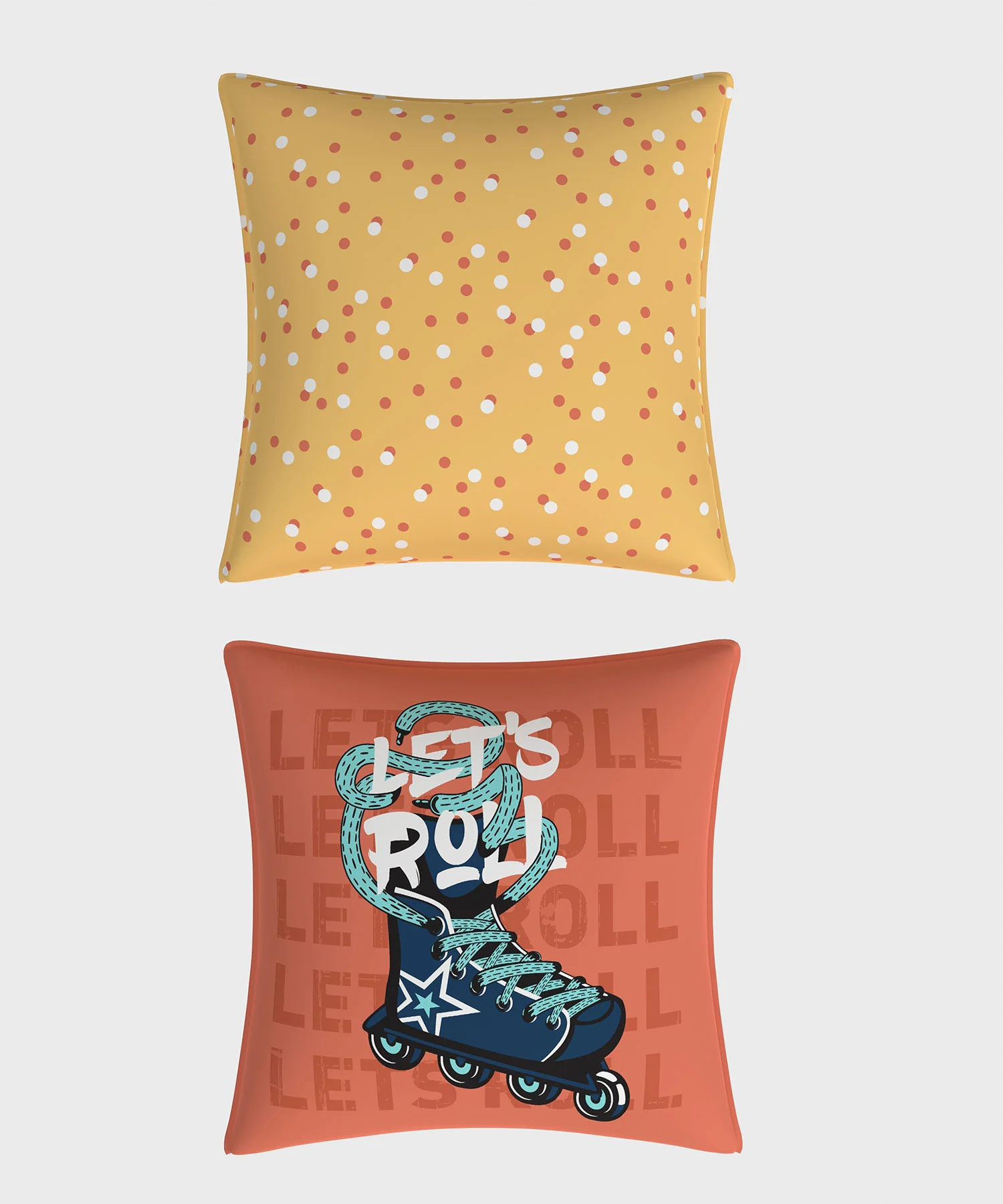 Juniors Double Bedsheet, Streetstyle Skate| 144TC Cotton|2 Pillow Covers & 2 Cushion Covers - Image 6