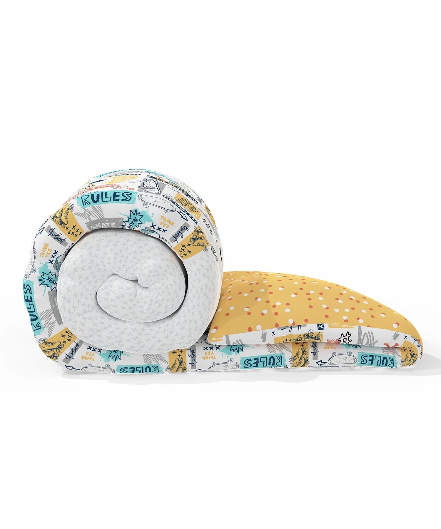 Juniors Double AC Comforter, Streetstyle Skate|144 TC Cotton - Image 4
