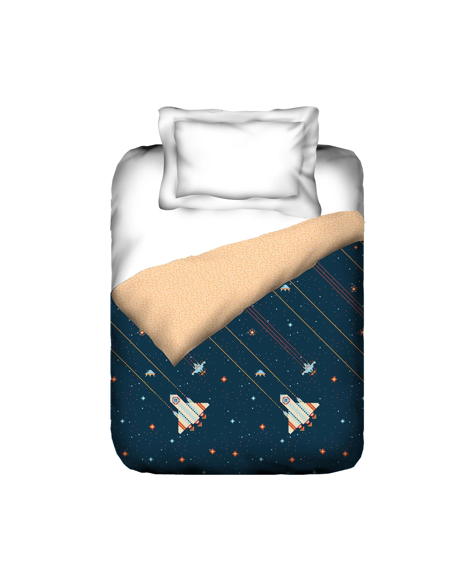 Juniors Single AC Comforter, Lightyear | 144TC Cotton - Image 3