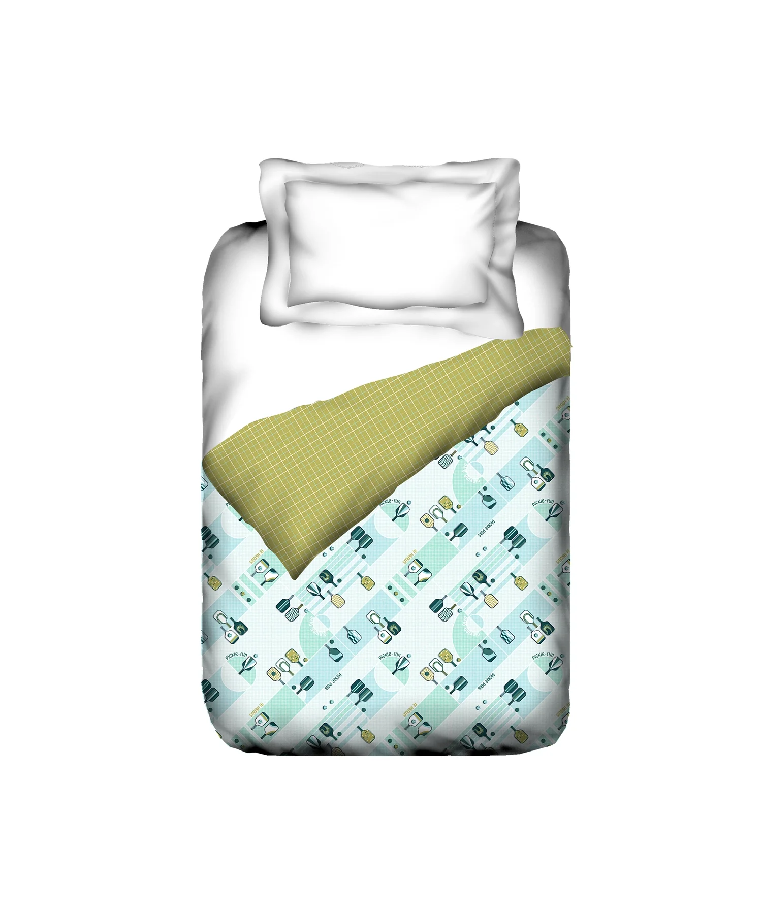 Juniors Single AC Comforter, Smash It | 144TC Cotton - Image 3