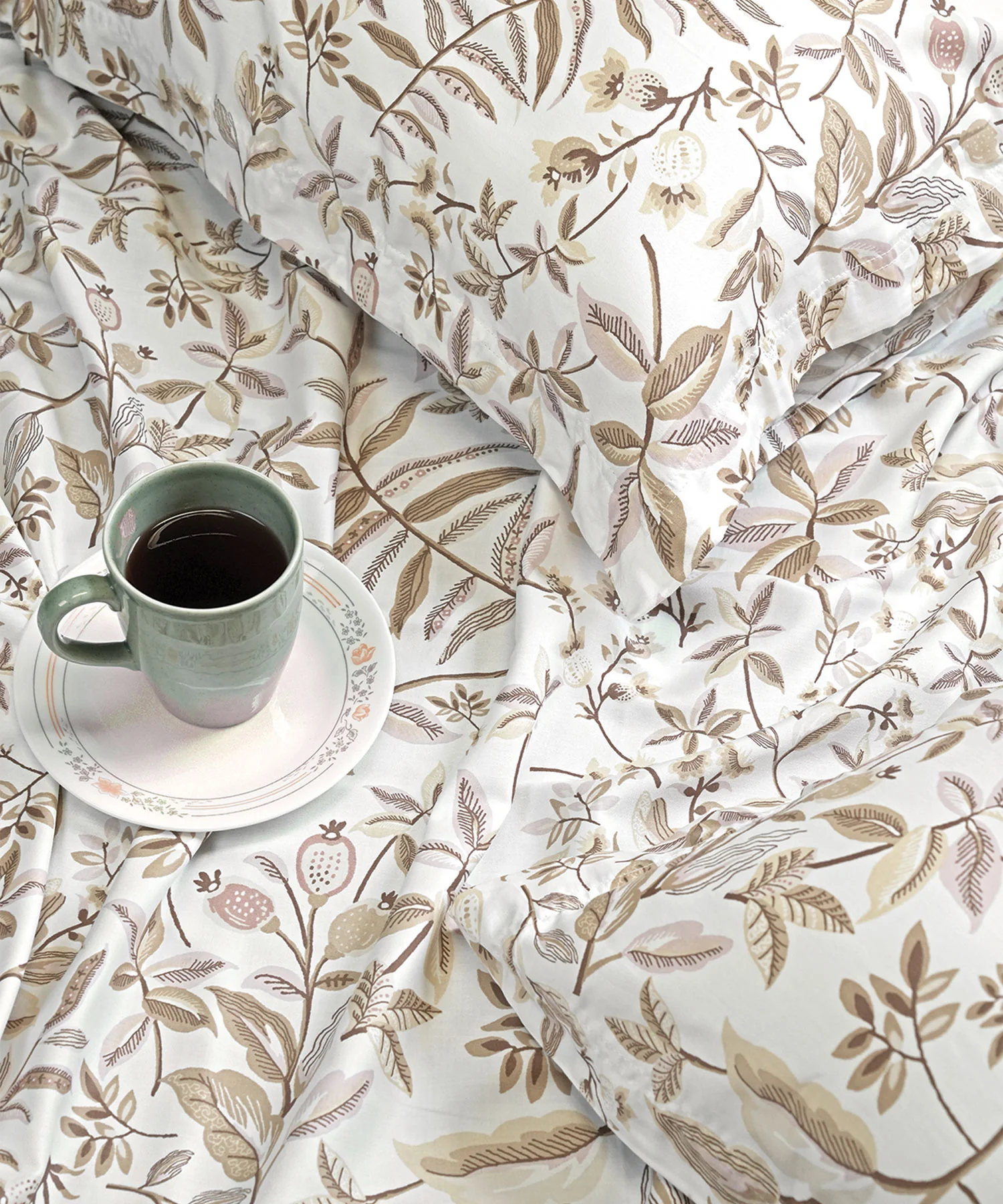Luxe Home King Bedsheet, Symphony|300 TC Cotton Bamboo|4 Pillow Covers - Image 3