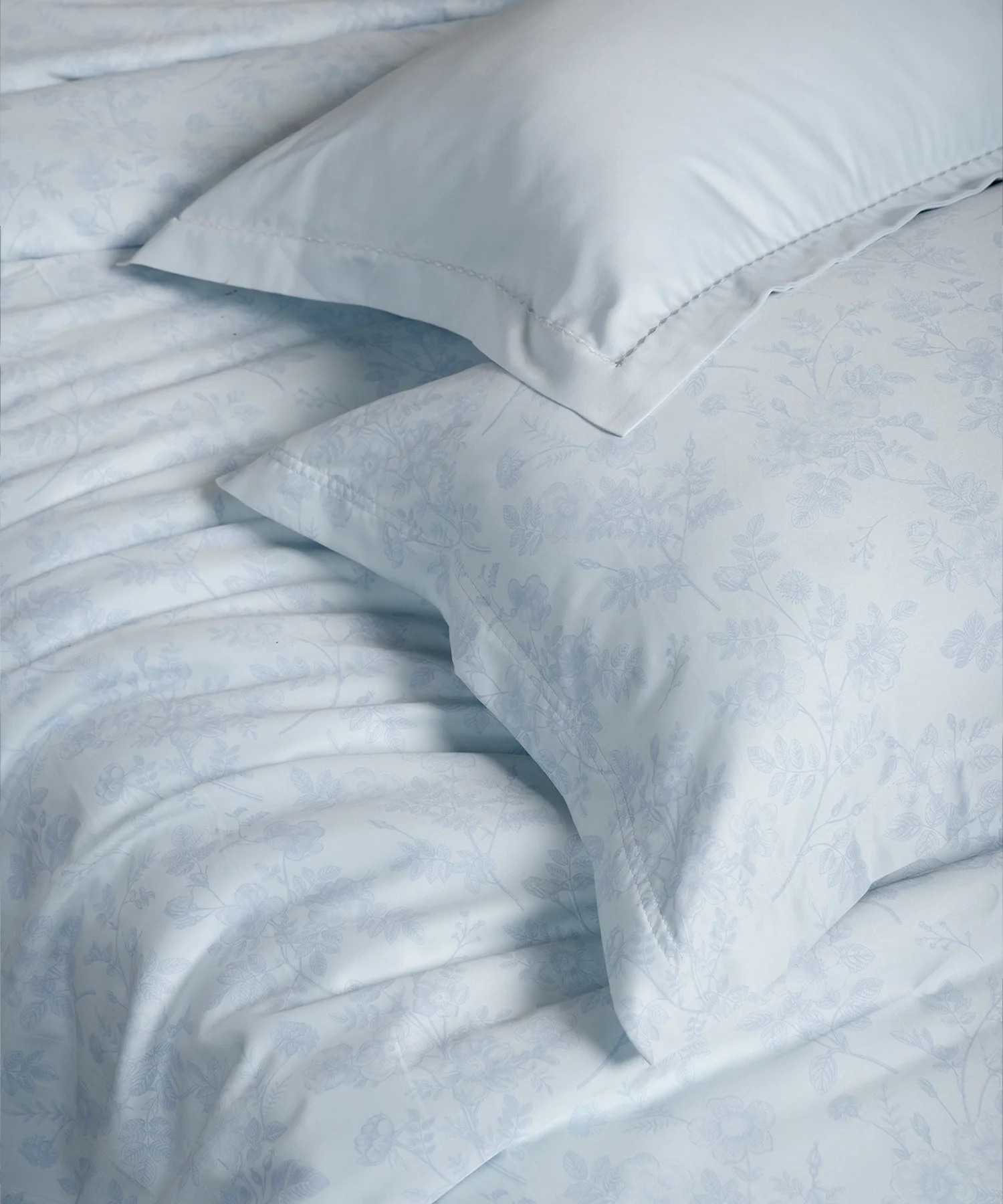 Luxe Home King Bedsheet, Aurelia|600 TC Cotton|4 Pillow Covers - Image 3