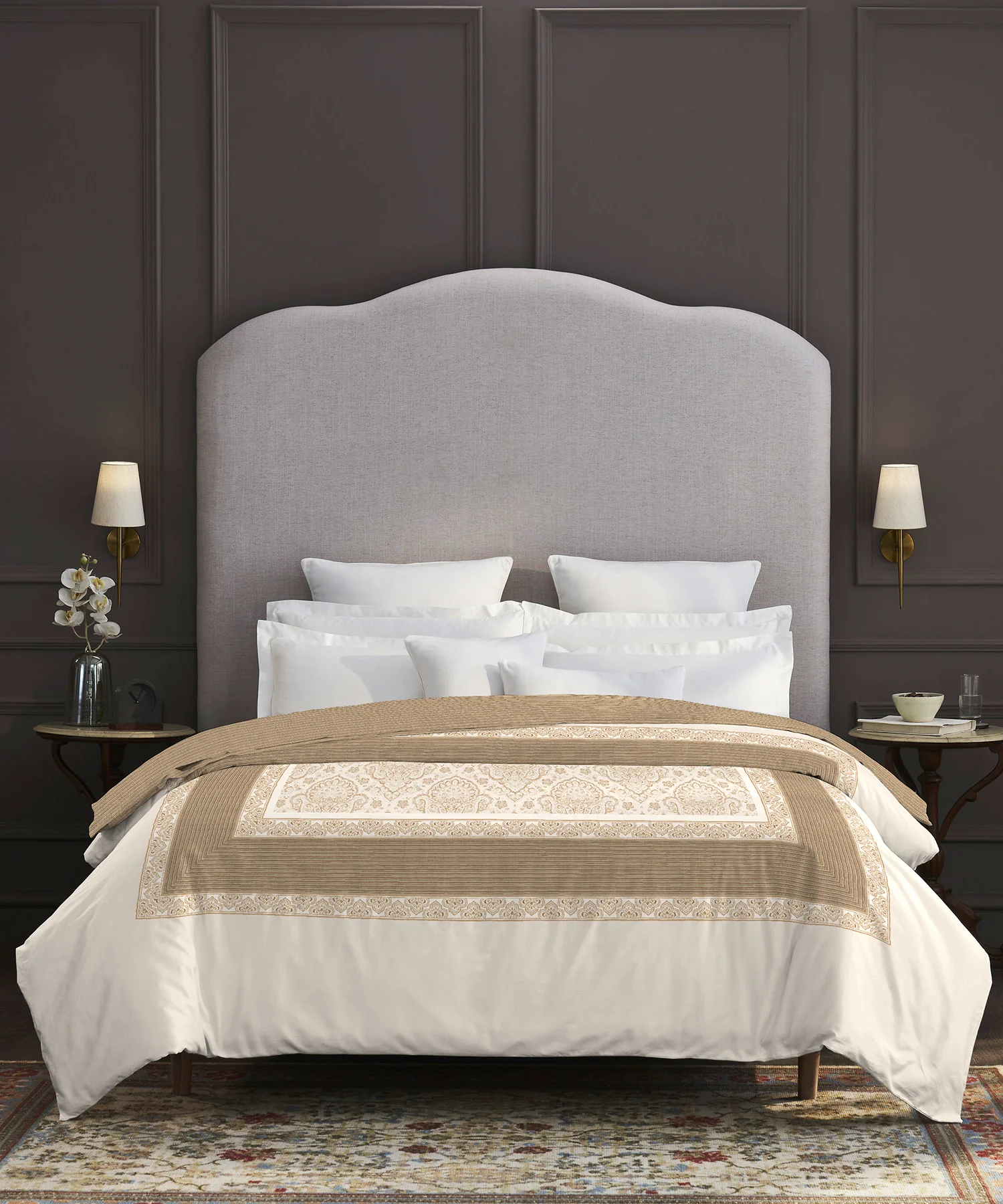 Nectarsoft Elite Double AC Comforter, Darla| 400 TC Cotton Shell 150 GSM Polyester Filling