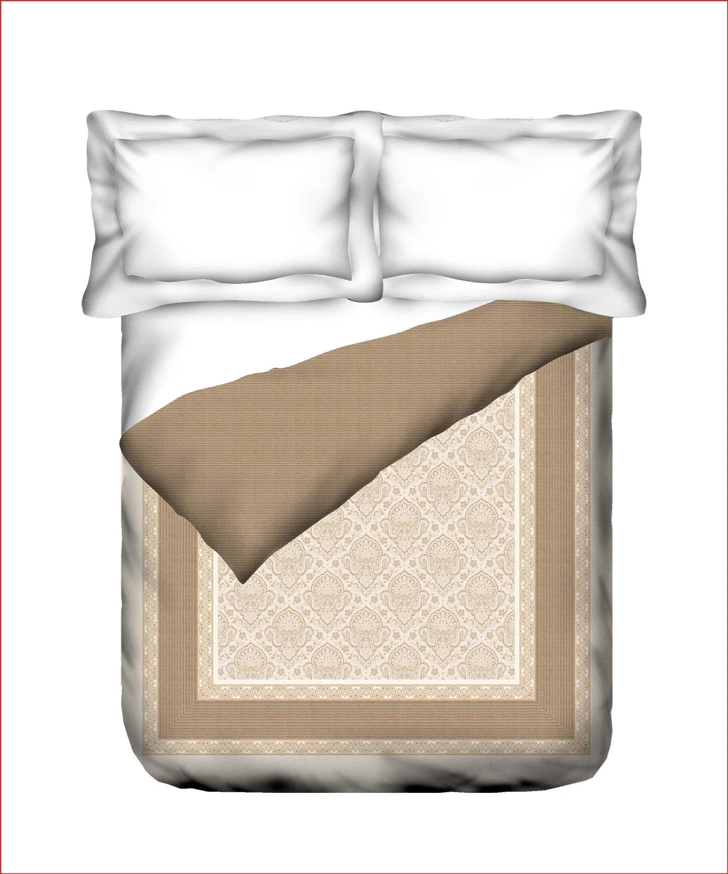 Nectarsoft Elite Double AC Comforter, Darla| 400 TC Cotton Shell 150 GSM Polyester Filling - Image 3