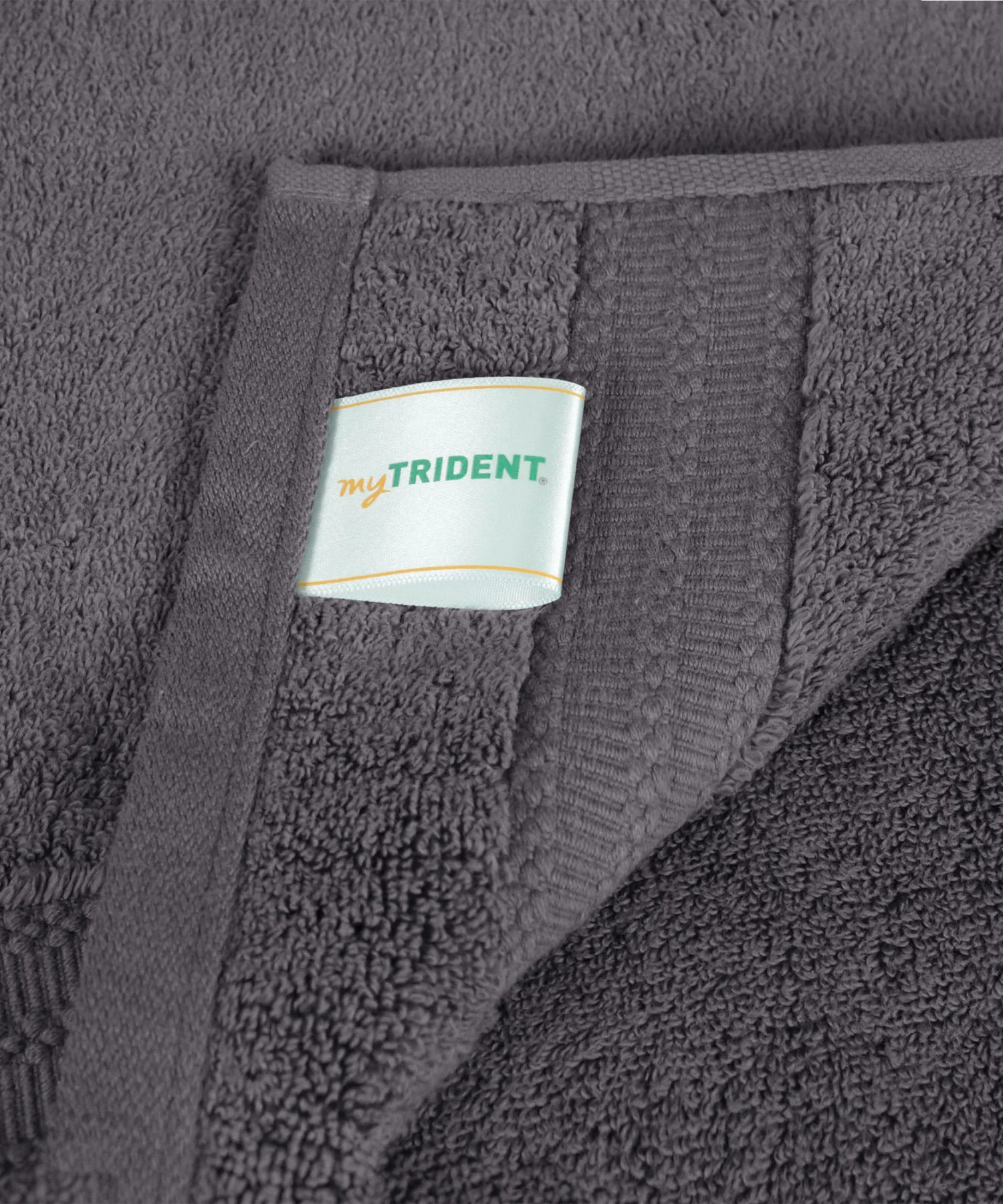 Luxury 3 Pc Face Towel Set, Charcoal|625 GSM Premium Cotton| Antimicrobial - Image 2