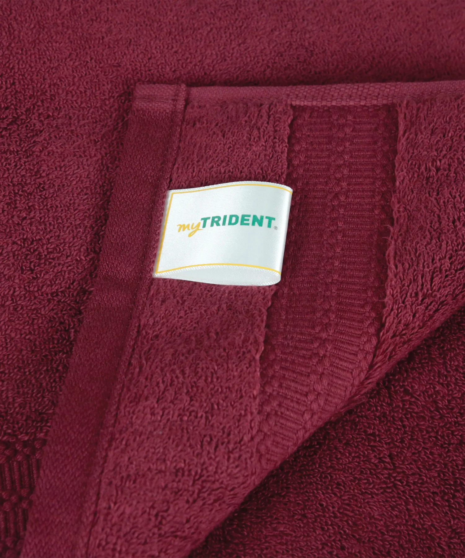 Luxury 3 Pc Face Towel Set, Berry Wine|625 GSM Premium Cotton| Antimicrobial - Image 6