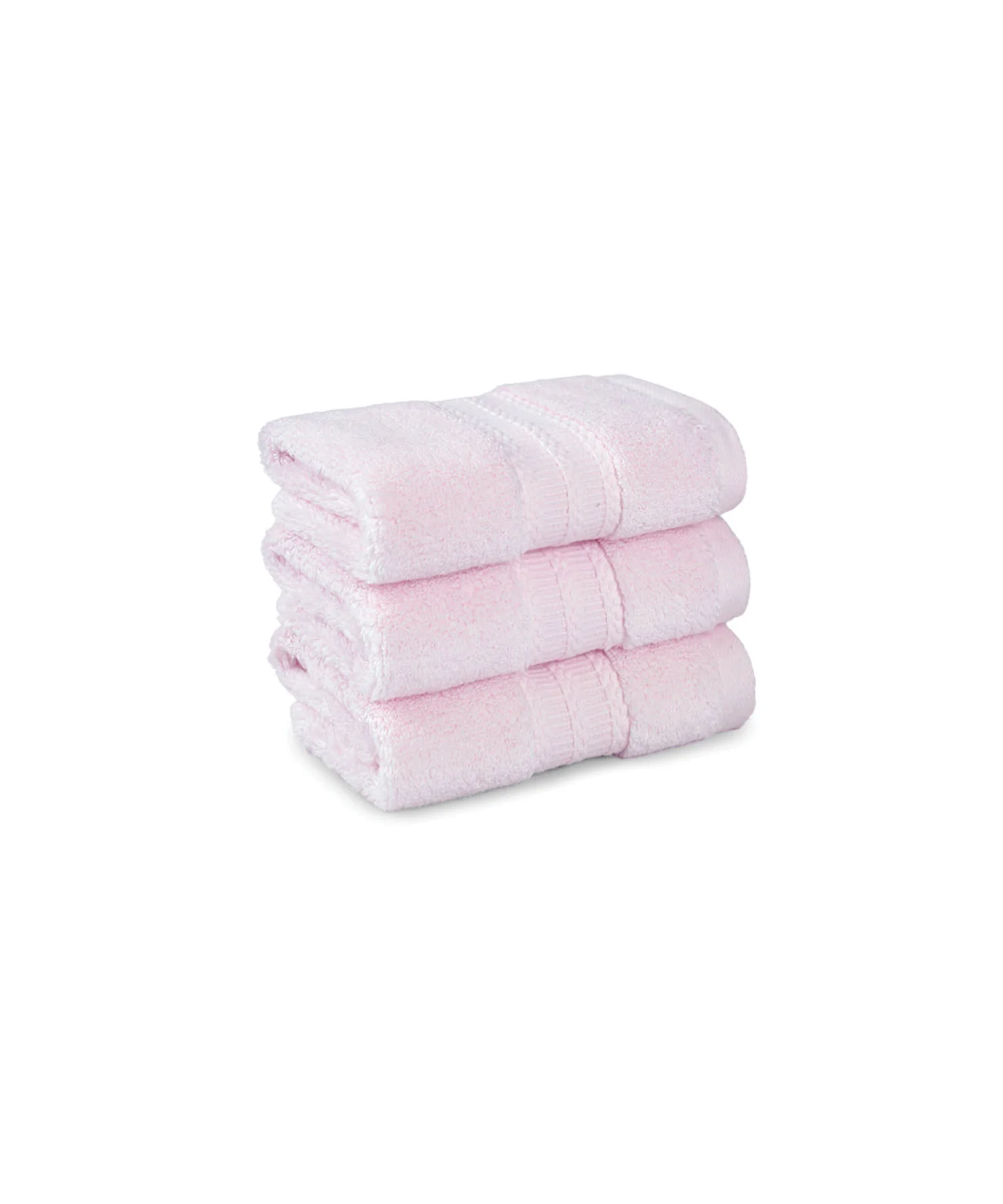 Luxury 3 Pc Face Towel Set, Blush Pink|625 GSM Premium Cotton| Antimicrobial - Image 3