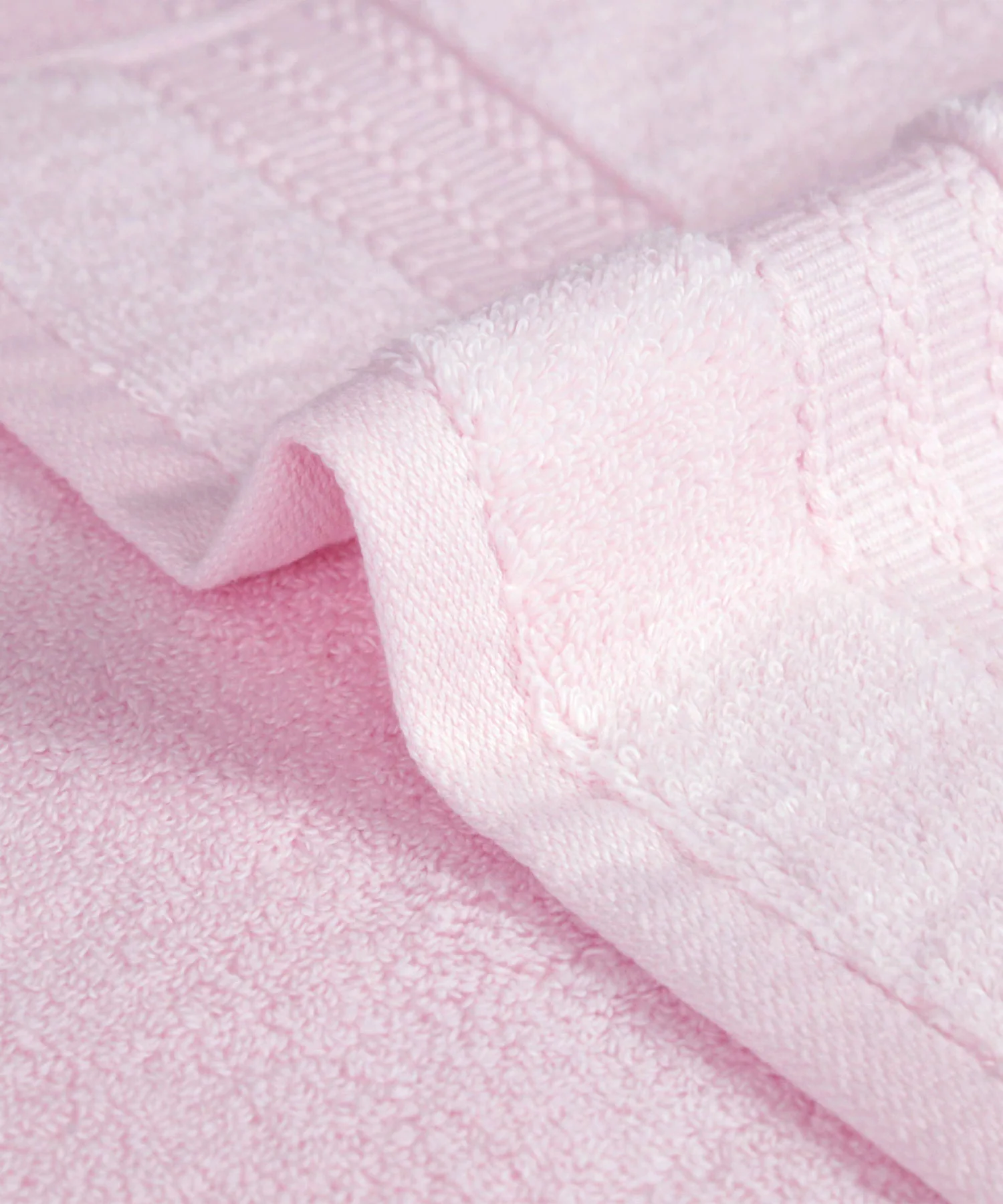 Luxury 3 Pc Face Towel Set, Blush Pink|625 GSM Premium Cotton| Antimicrobial - Image 5
