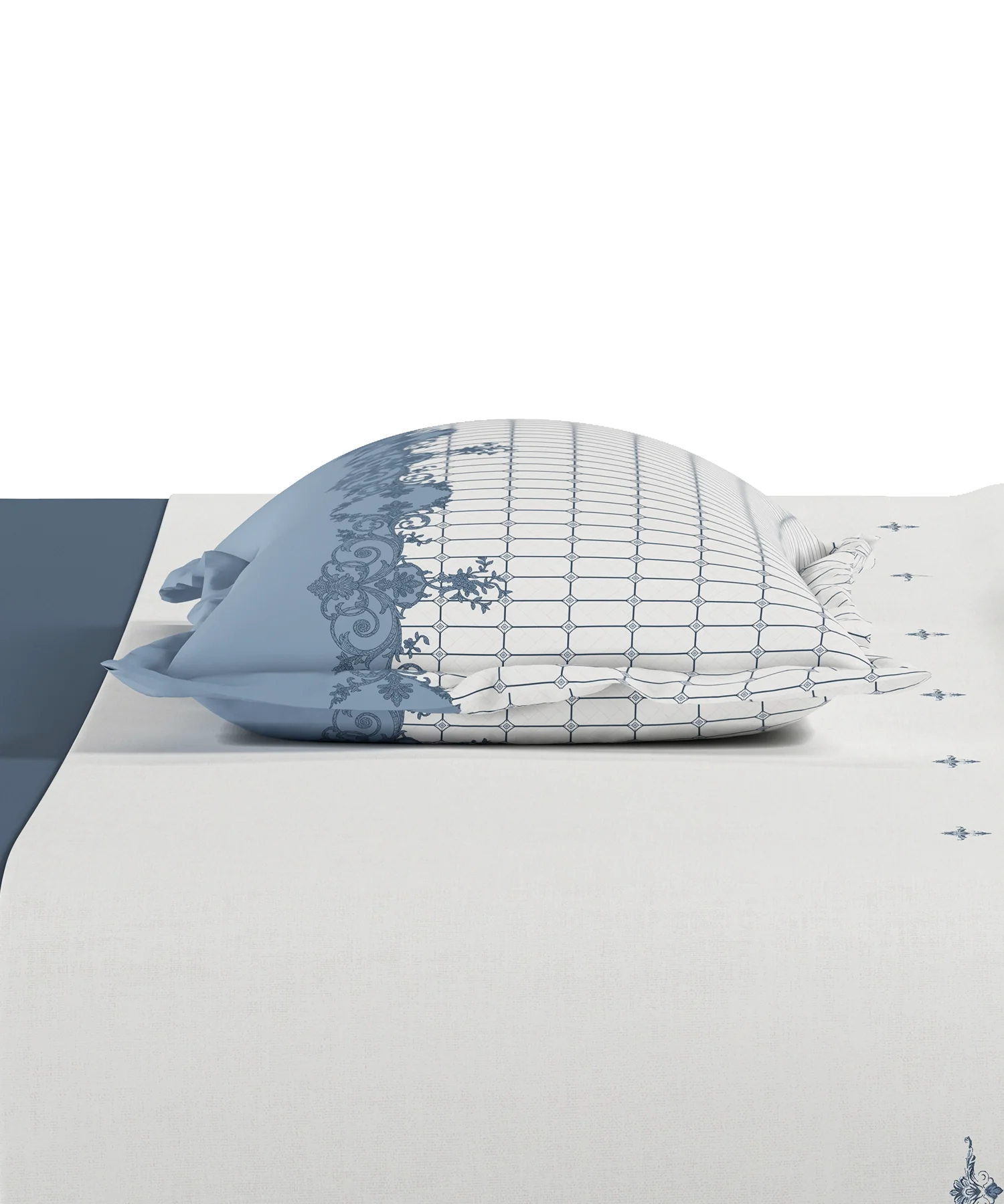 Nectarsoft Italian Retreat King Bedsheet, Fenestra|400 TC Cotton|4 Pillow Covers - Image 4