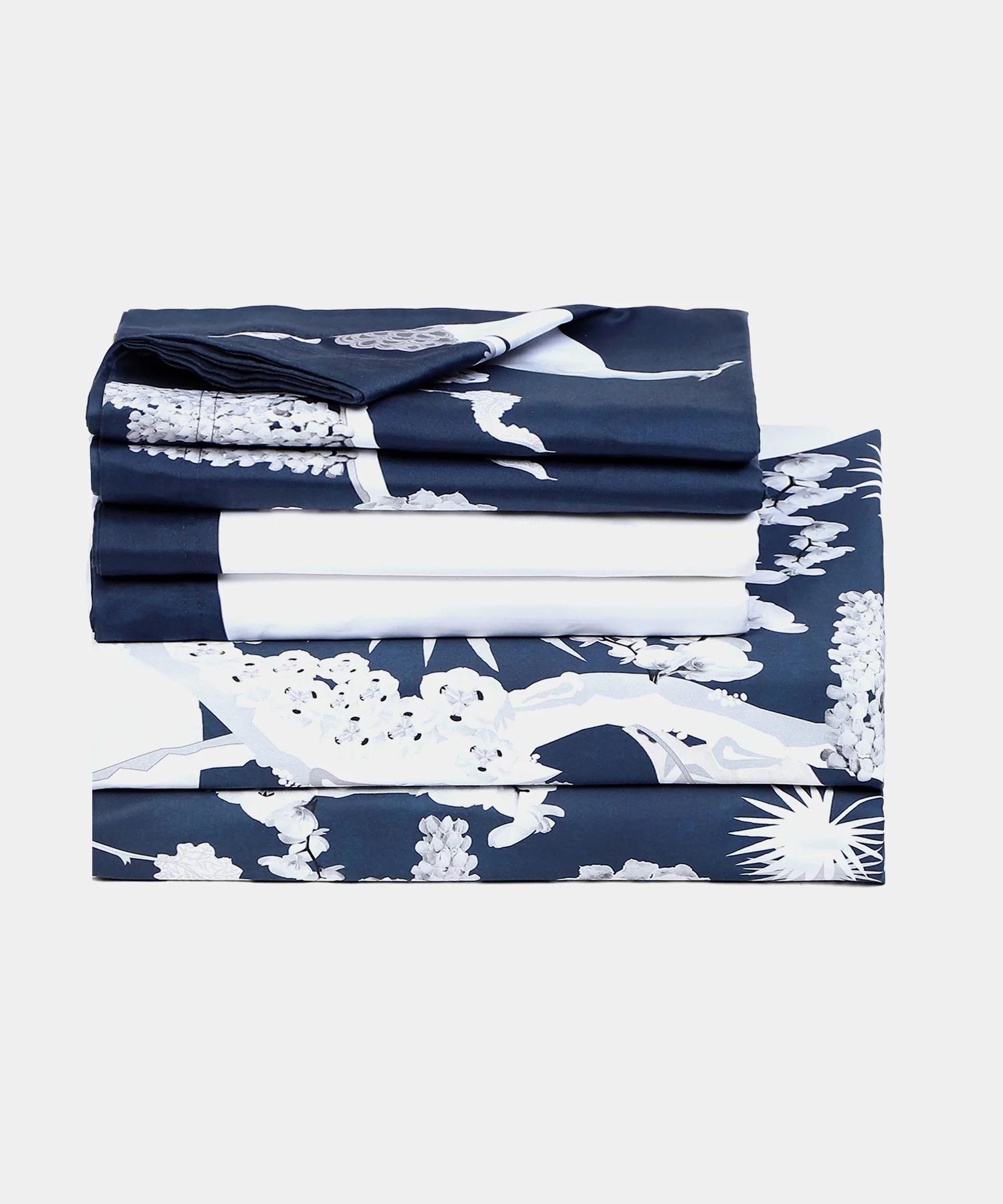 Shivan & Narresh King Bedsheet Set, Izu Juno |400TC Cotton|4 pillow covers - Image 5