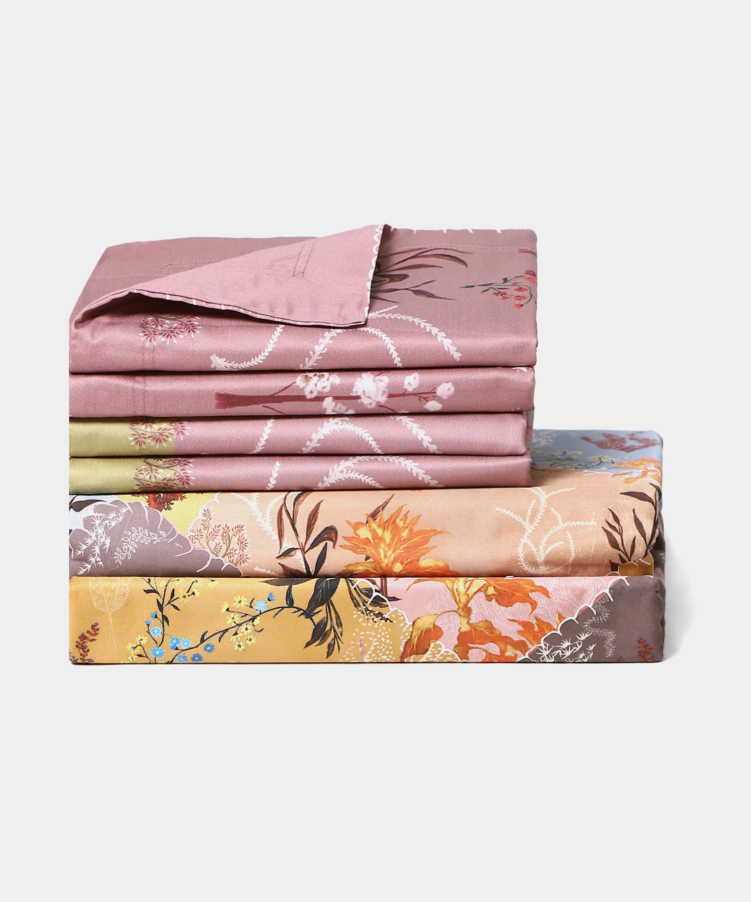 Shivan & Narresh King Bedsheet Set, Morning Calm |400TC Cotton|4 pillow covers - Image 5