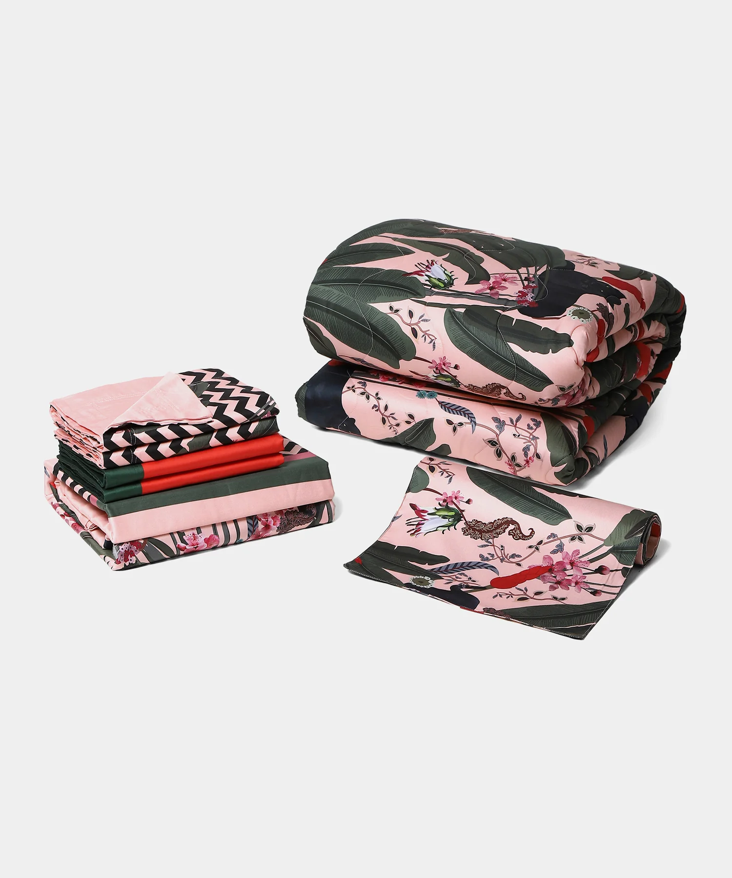 Shivan & Narresh Trousseau Set, Palmera|400 TC Cotton Poly|7 Pc Set - Image 5