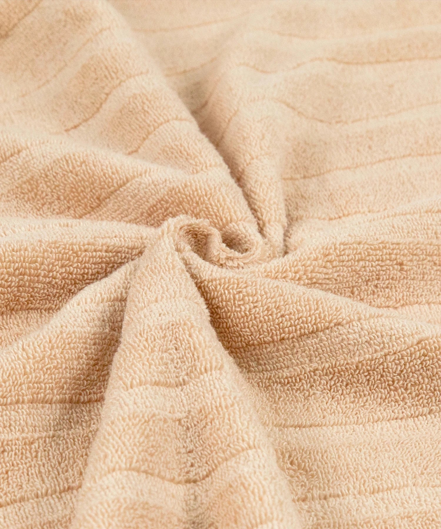 Quick Dry 3 Pc Face Towel, Beige|400 GSM Cotton - Image 4