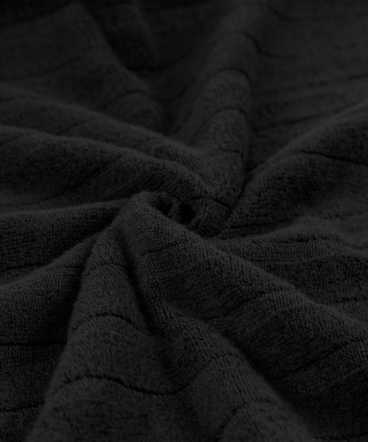 Quick Dry 3 Pc Face Towel, Black|400 GSM Cotton - Image 4