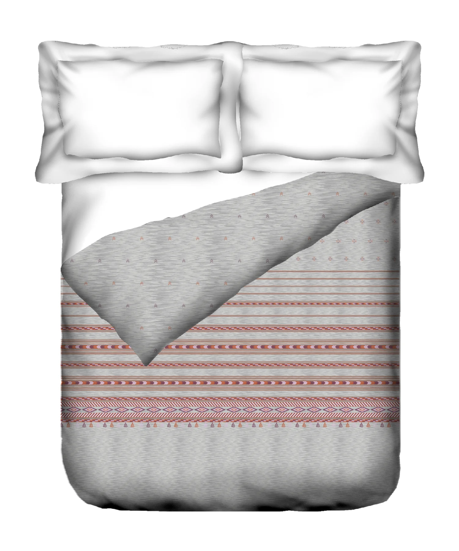 Sanskriti Double AC Comforter, Kullu Shawl Grey| 180 GSM Polyester - Image 4