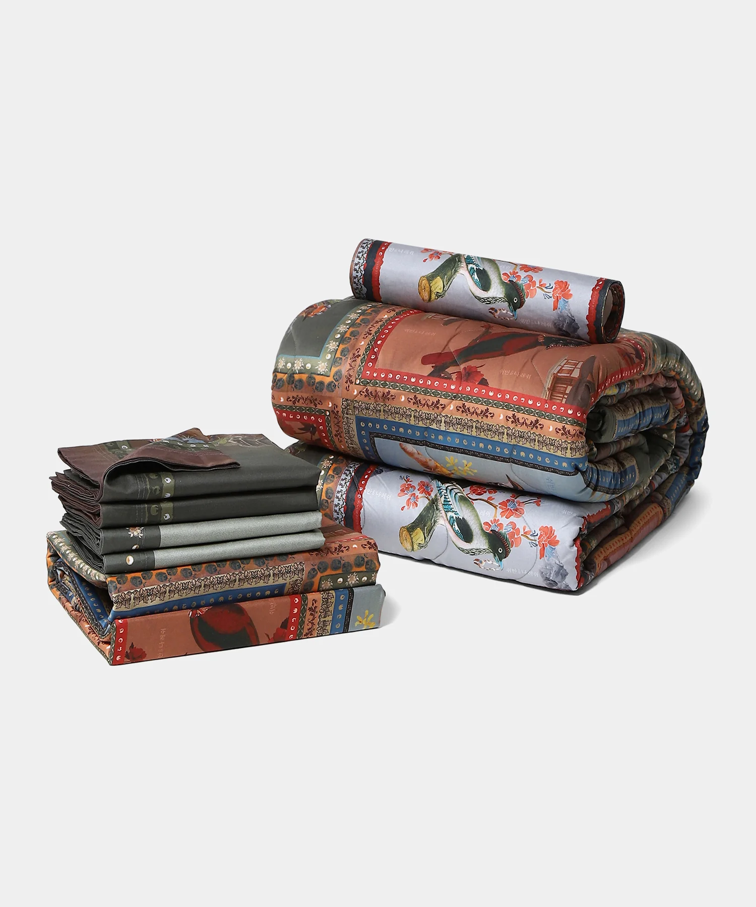 Shivan & Narresh Trousseau Set, Hututi|400 TC Cotton Poly|7 Pc Set - Image 5