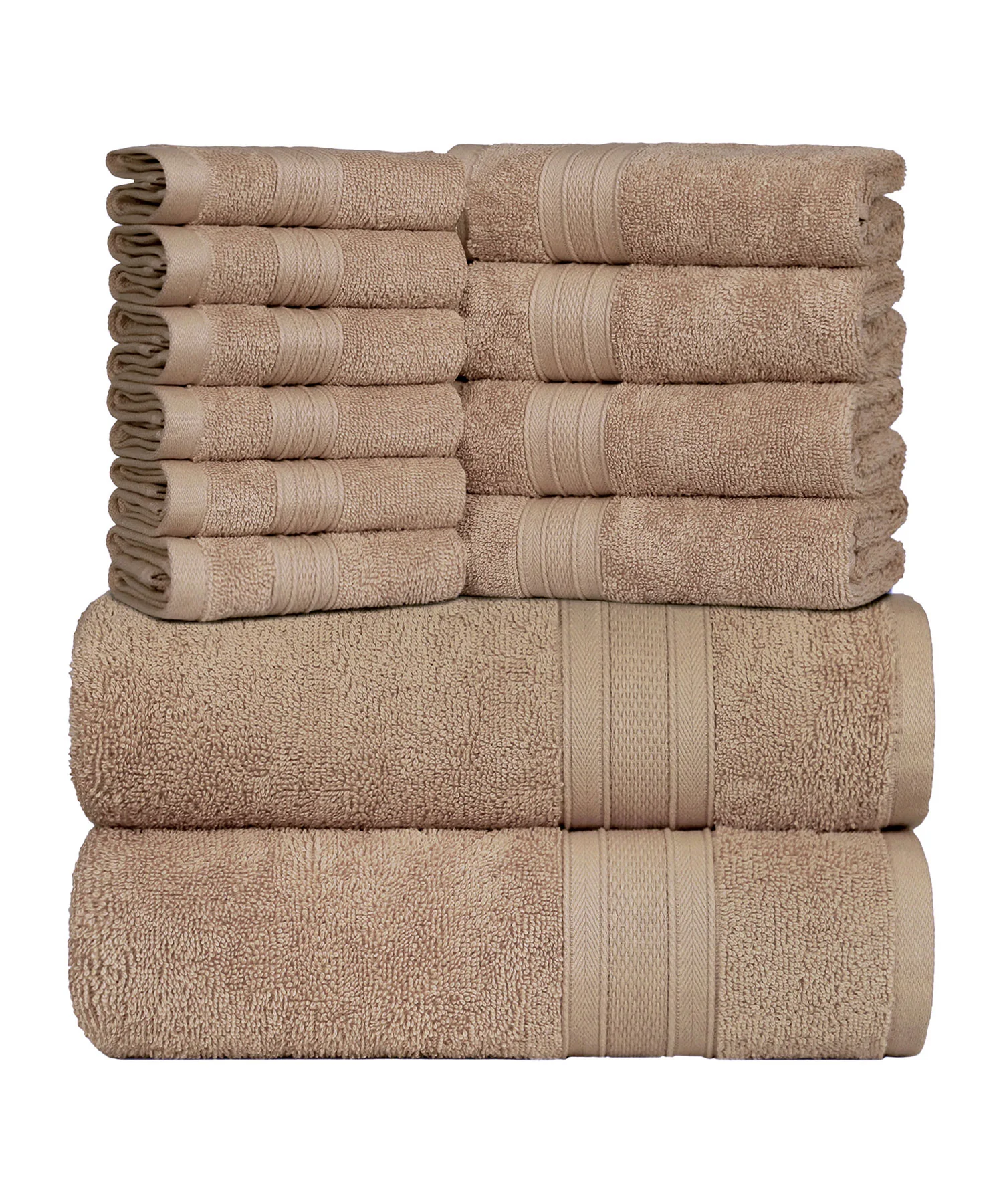 Soft Comfort 12Pc Towel Set, Acron|509 GSM Cotton|Air Rich Technology - Image 4