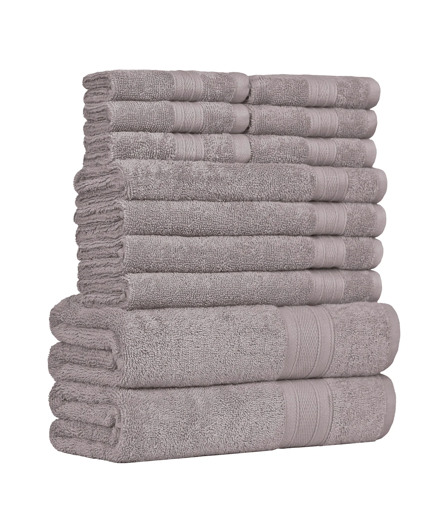 Soft Comfort 12Pc Towel Set, Charcoal|509 GSM Cotton|Air Rich Technology - Image 5