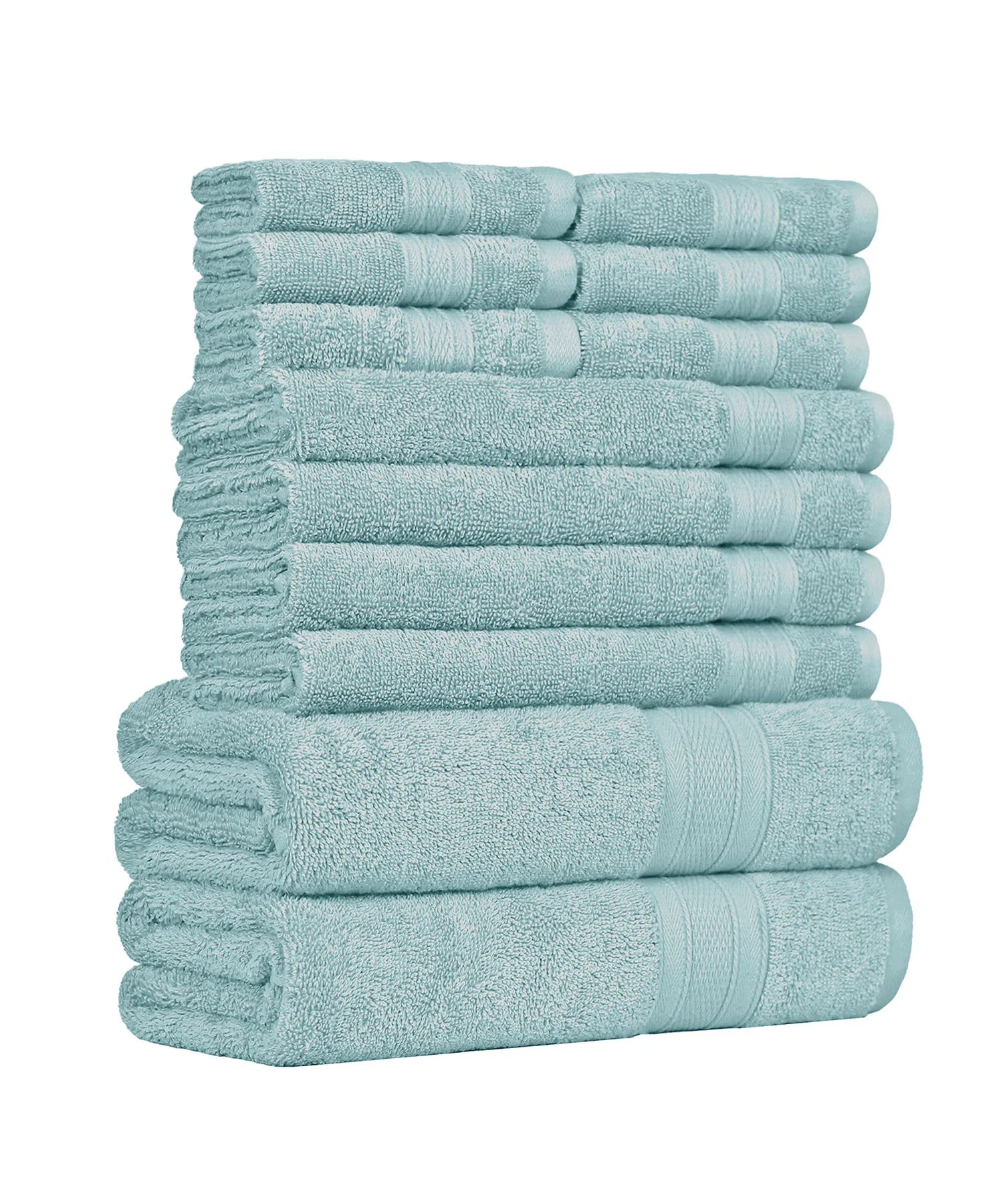 Soft Comfort 12Pc Towel Set, Nile Blue|509 GSM Cotton|Air Rich Technology - Image 5